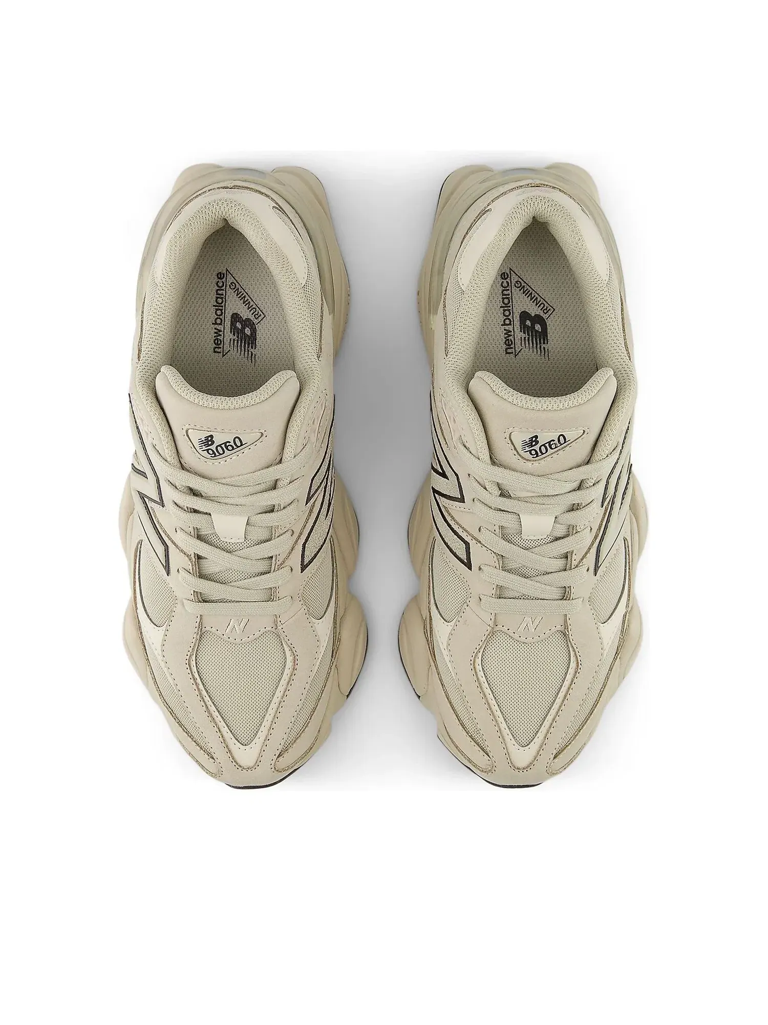 Кроссовки New Balance 9060 'Shipyard Flax' U906078T — изображение 3 из 6, бежевый