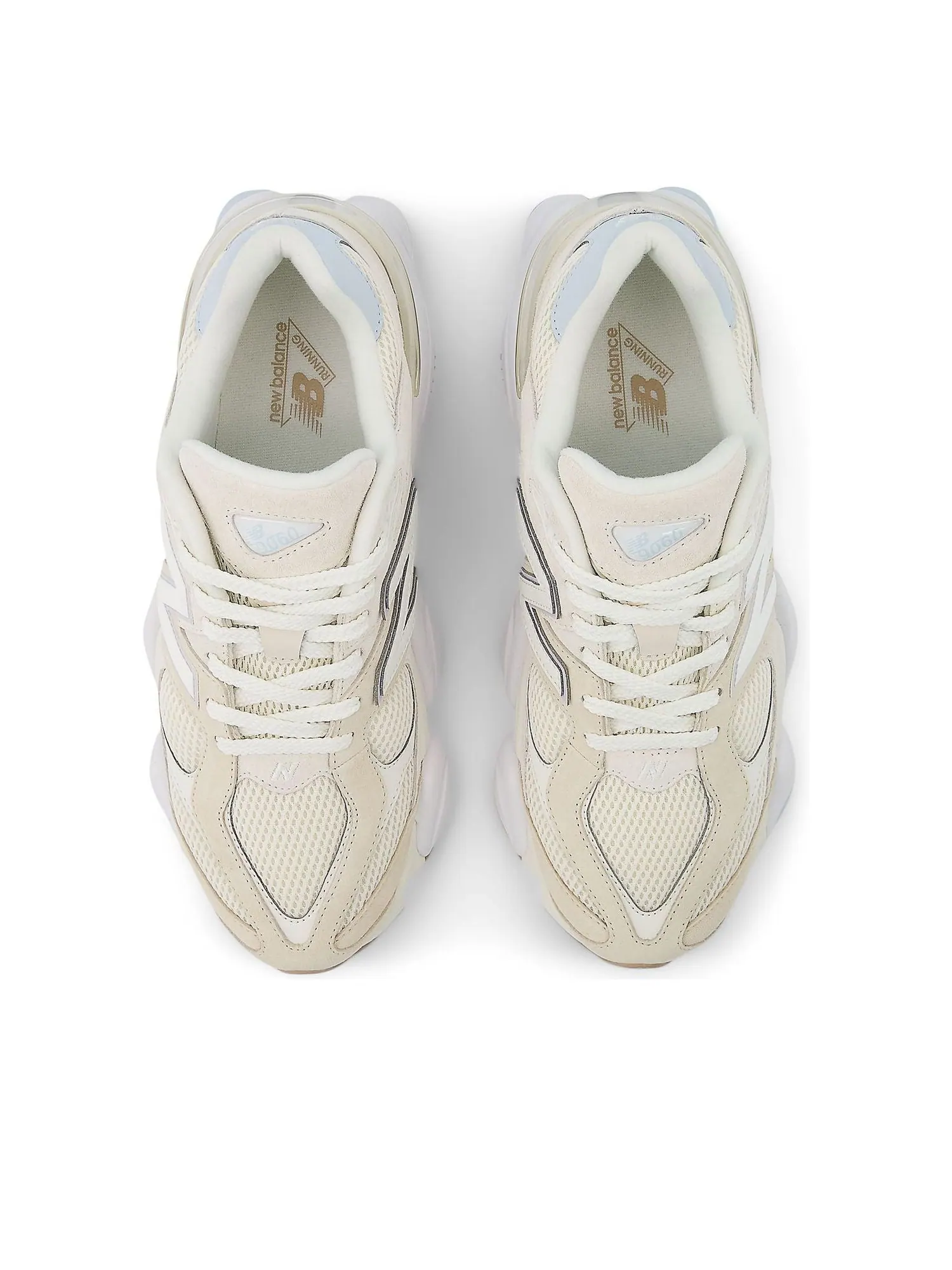 Кроссовки New Balance 9060 'Bisque Frosted Glass' — изображение 3 из 6, прозрачный