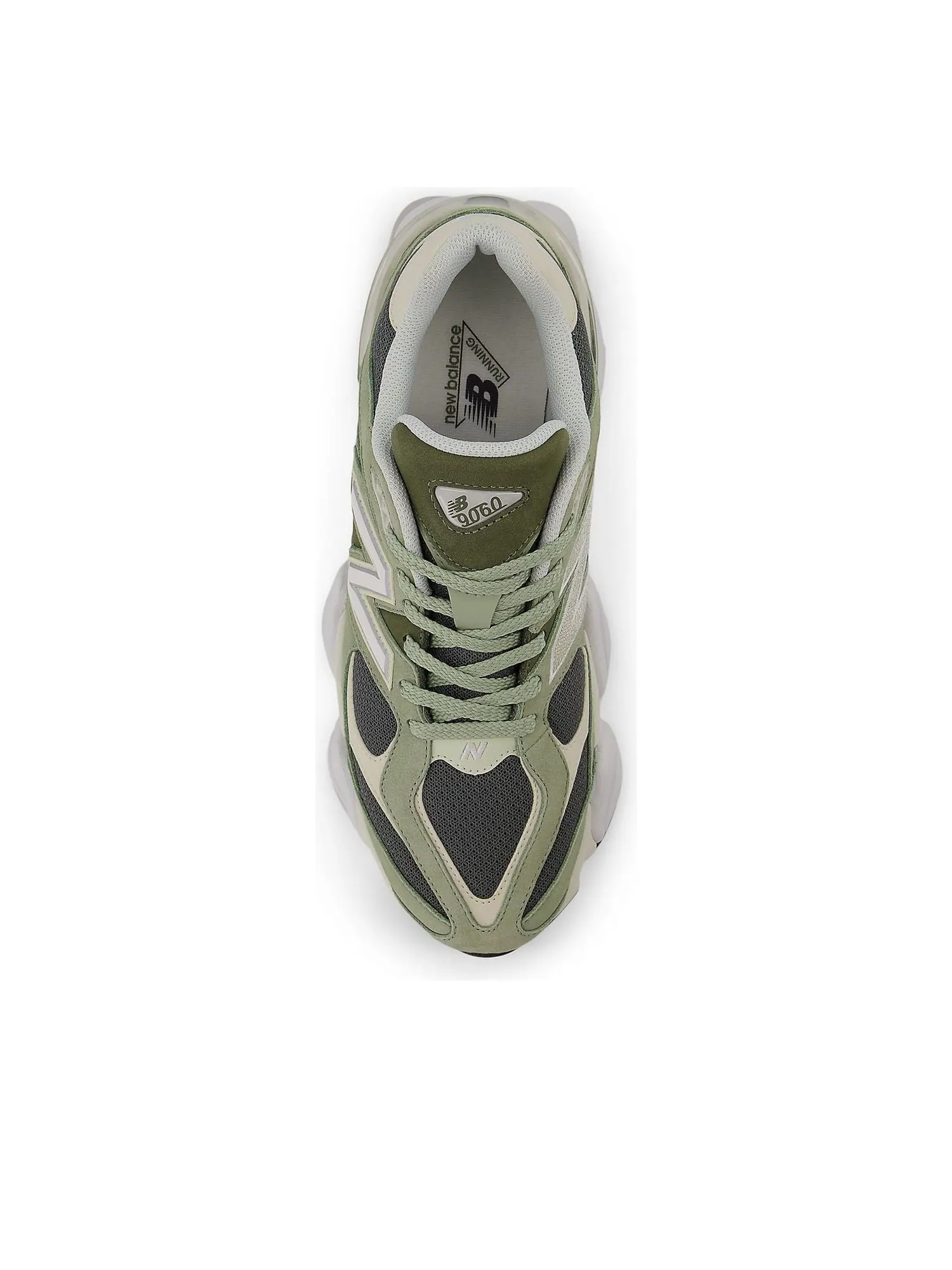 Кроссовки New Balance 9060 'Olive' — изображение 3 из 5, зеленый