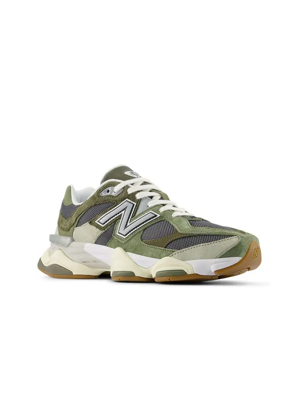 Кроссовки 9060 New Balance — изображение 2 из 4, зеленый/серый