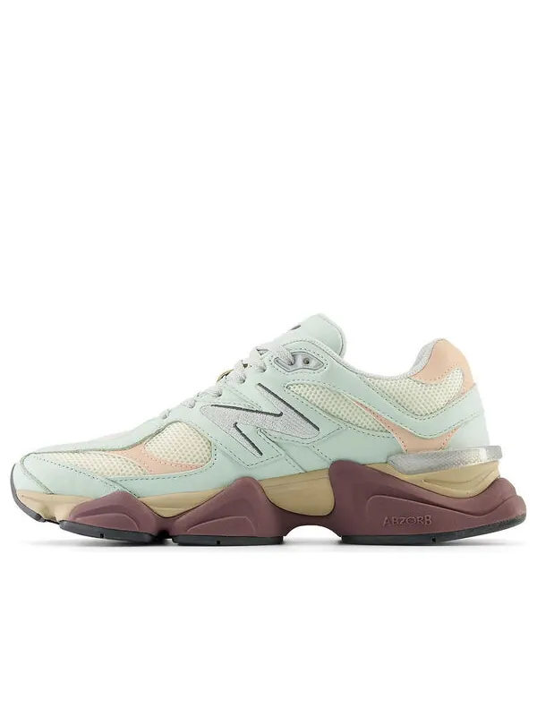 Кроссовки 9060 New Balance — изображение 2 из 4, зеленый/коричневый