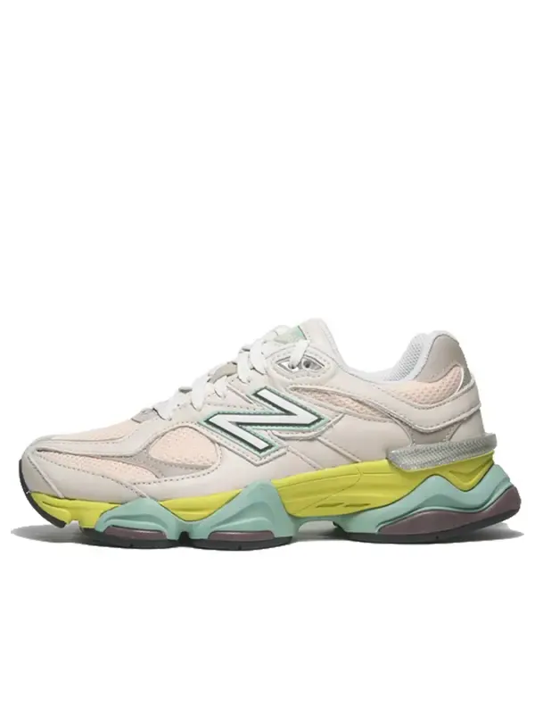 Кроссовки New Balance 9060 — изображение 1 из 4, бежевый/зеленый