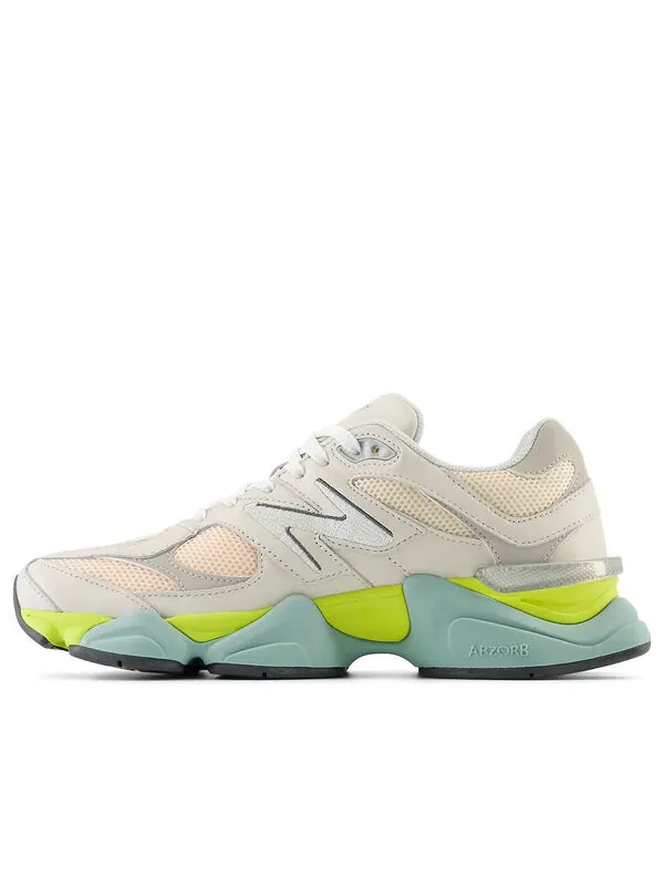 Кроссовки New Balance 9060 — изображение 2 из 4, бежевый/зеленый