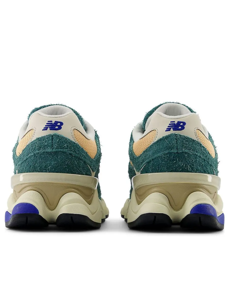 Кроссовки New Balance 9060 'New Spruce Purple' — изображение 4 из 5, зеленый