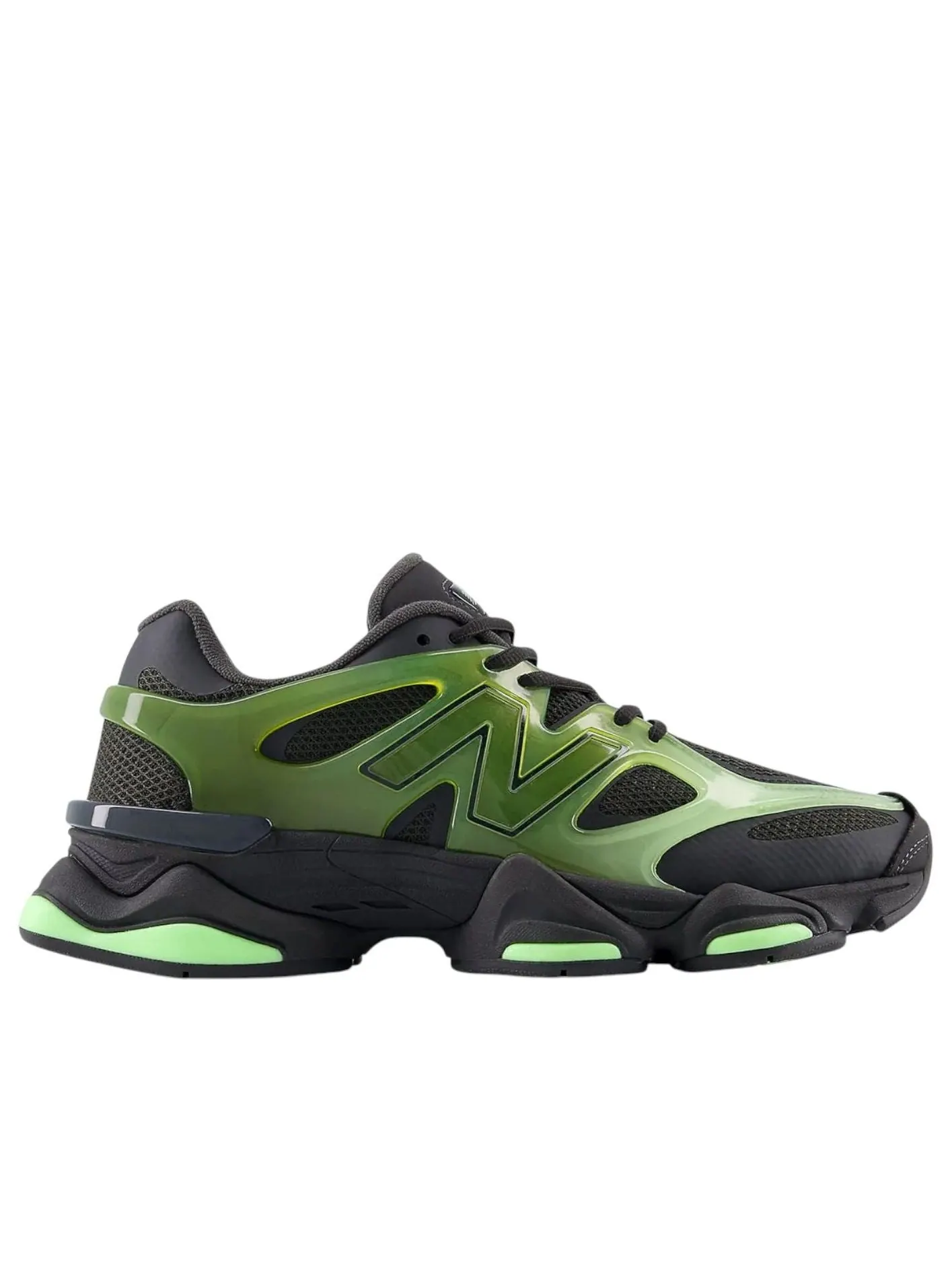 Кроссовки New Balance 9060 X 'Green Black' — изображение 4 из 4, зеленый