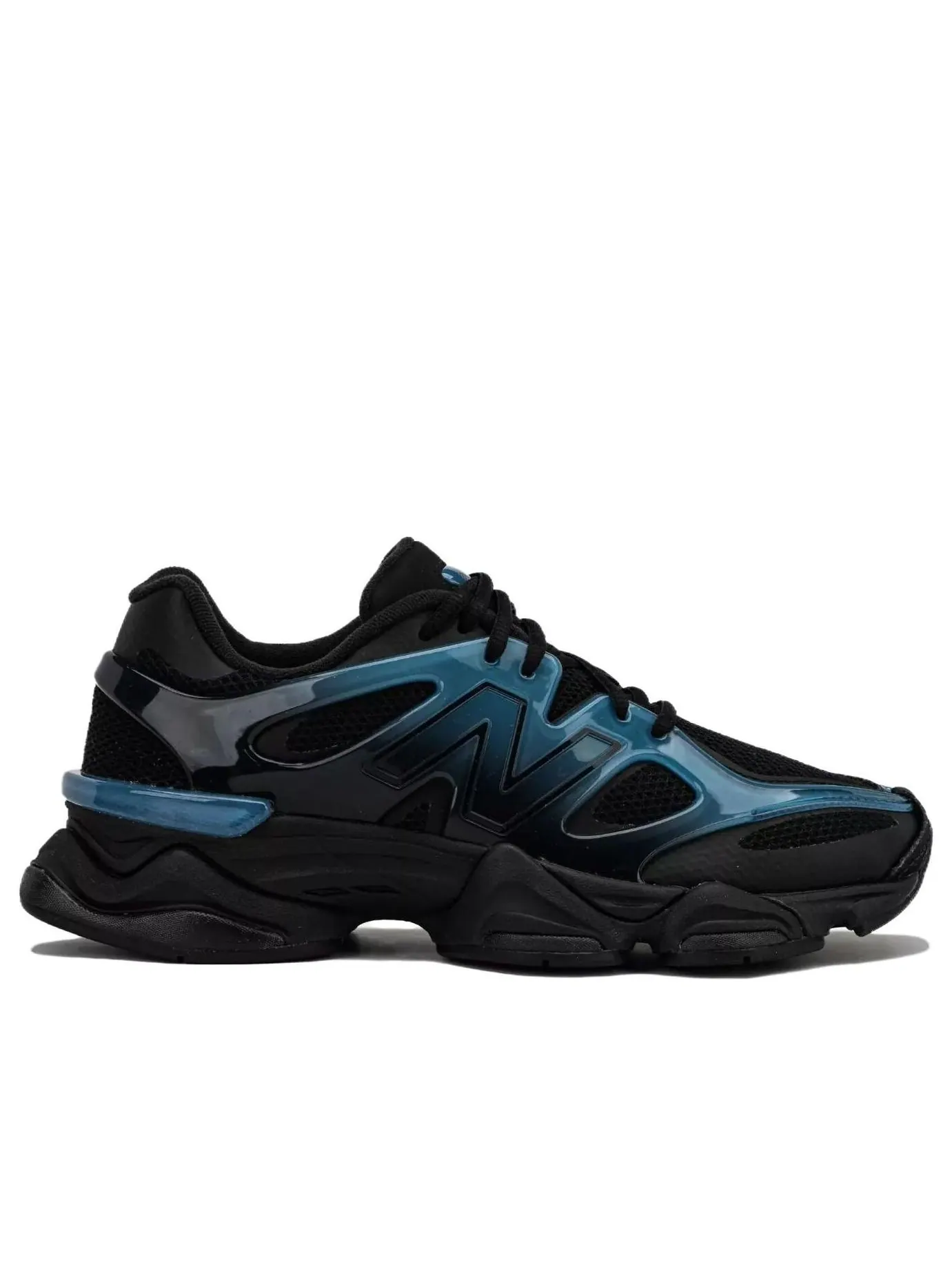 Кроссовки New Balance 9060 X 'Sea Stone Black' — изображение 2 из 5, темно-синий синий/черный