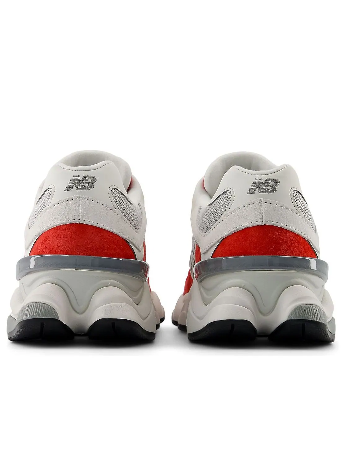Кроссовки New Balance 9060 'Grey Reflection True Red' — изображение 6 из 6, серый