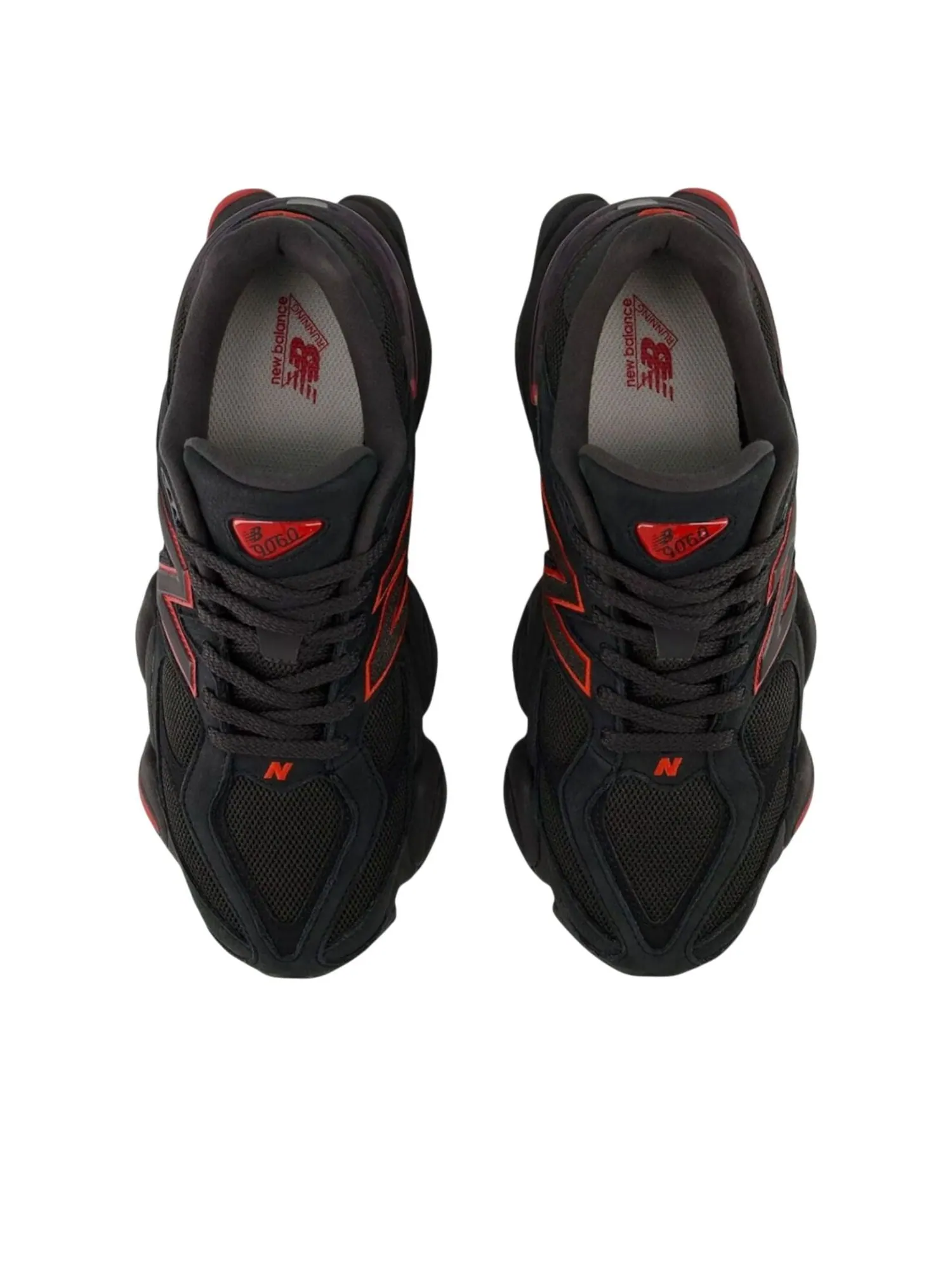 Кроссовки New Balance 9060 'Black Red' — изображение 3 из 4, черный/красный