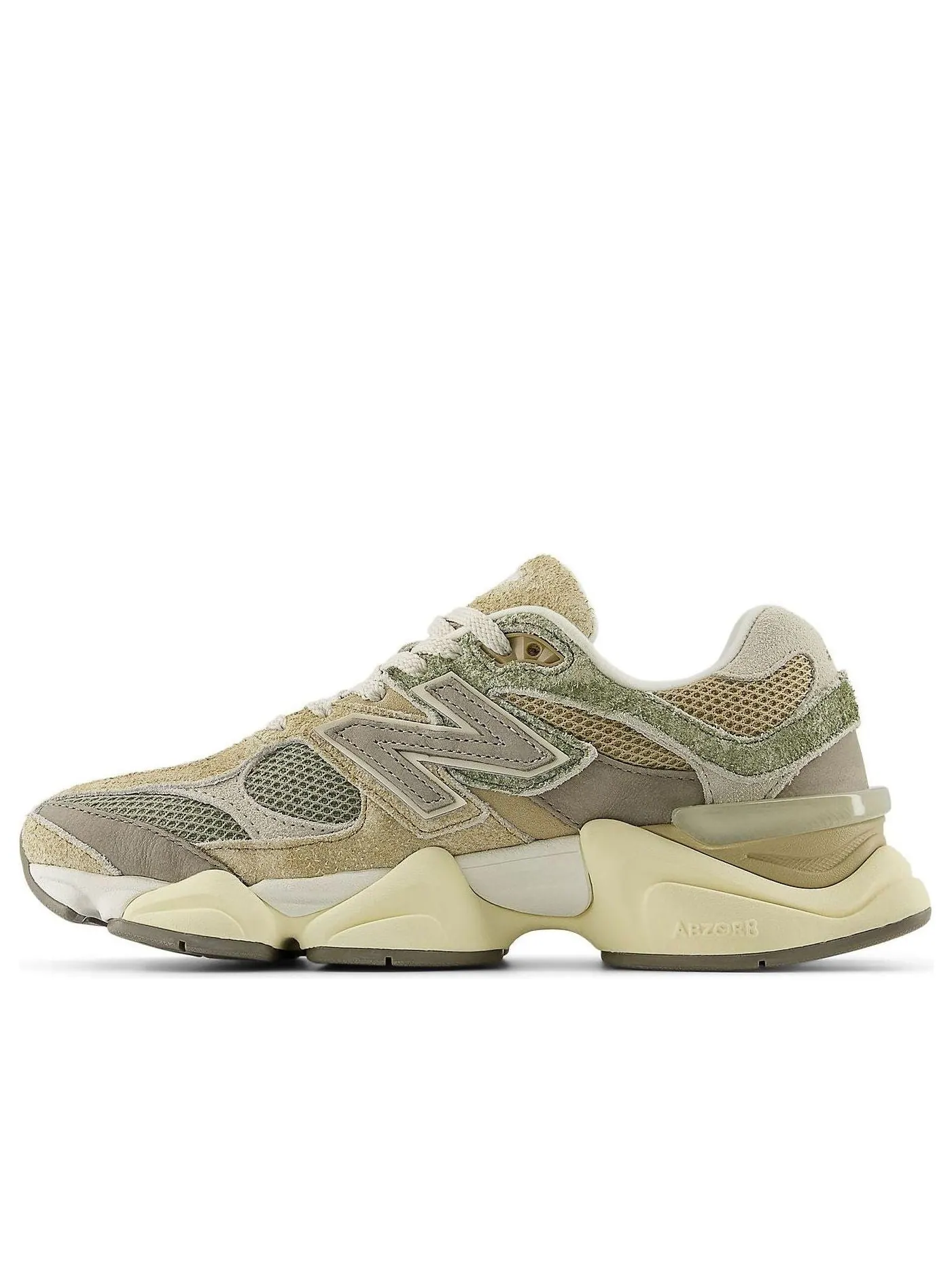 Кроссовки New Balance 9060 'Olivine Great Plains' — изображение 1 из 6, серый