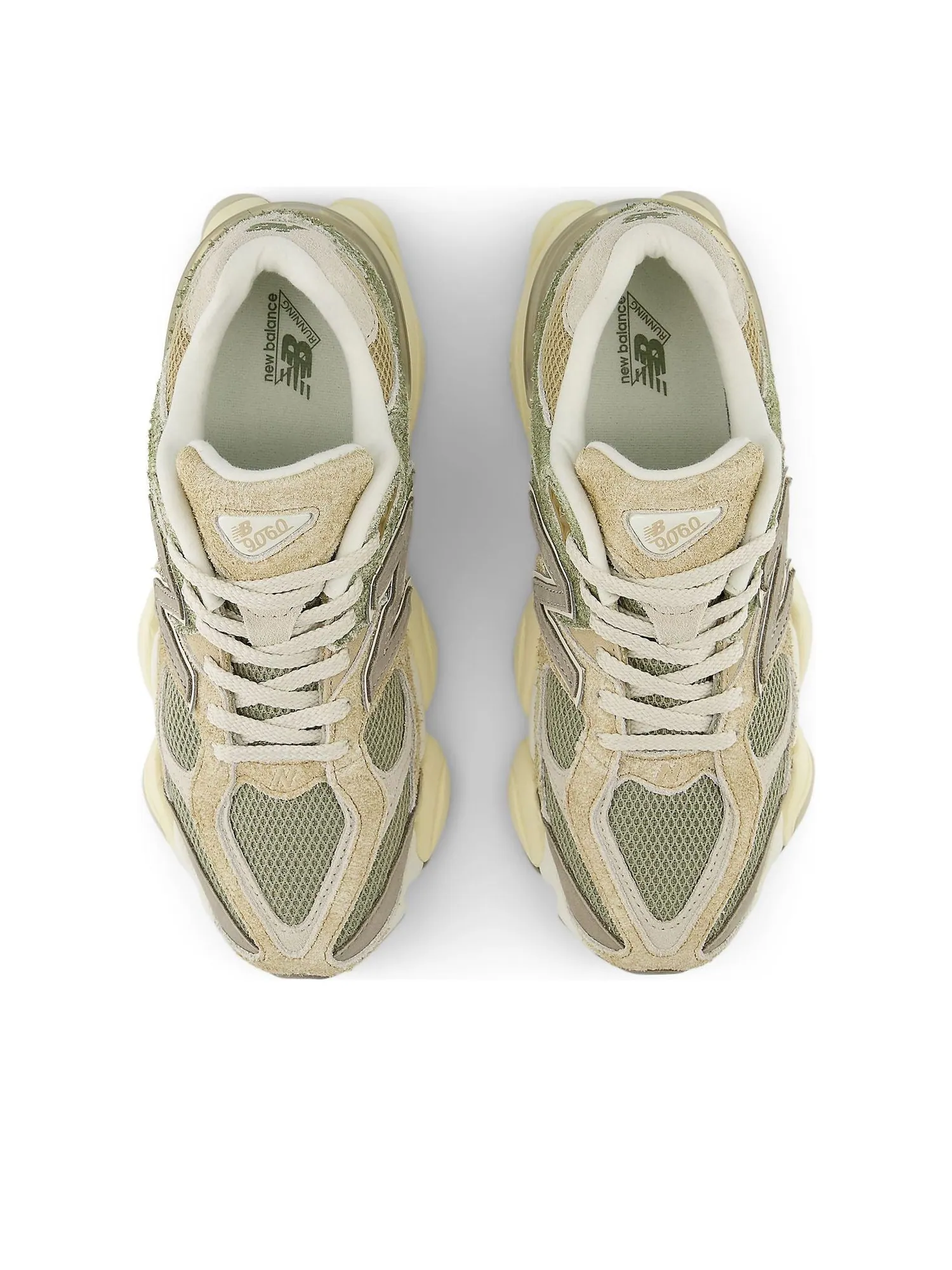 Кроссовки New Balance 9060 'Olivine Great Plains' — изображение 3 из 6, серый