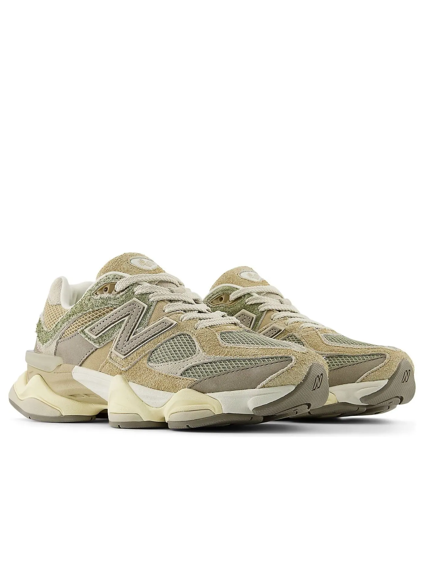 Кроссовки New Balance 9060 'Olivine Great Plains' — изображение 4 из 6, серый