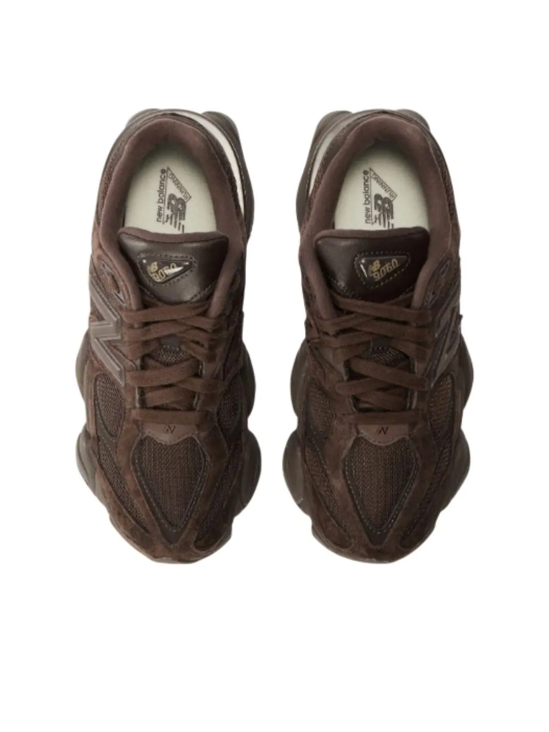 Кроссовки New Balance 9060 'Chocolate' — изображение 3 из 4, темный коричневый