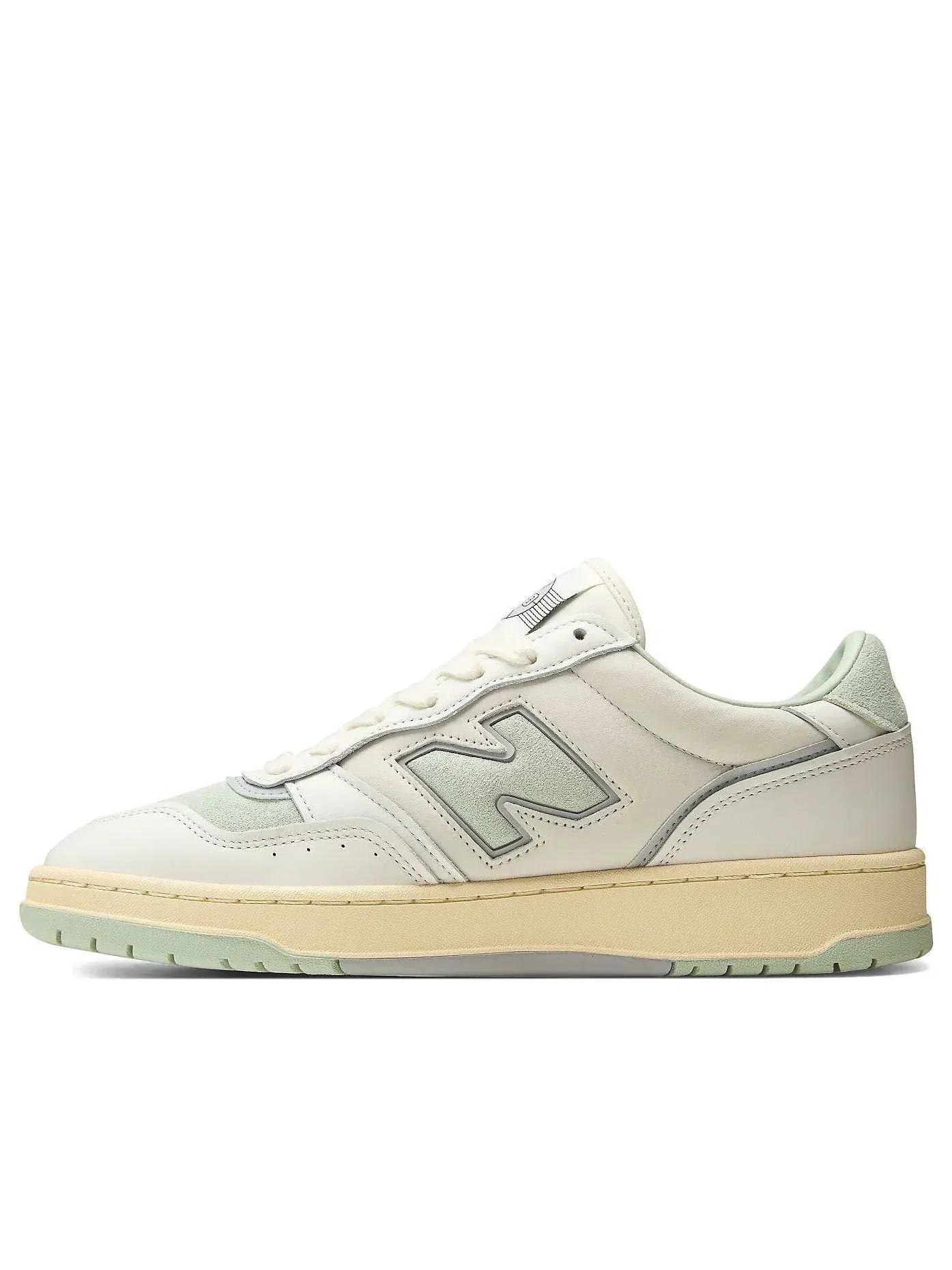 Мужские кроссовки с кожаным верхом New Balance BB950 Angora Silver Moss — изображение 1 из 6, серебряный
