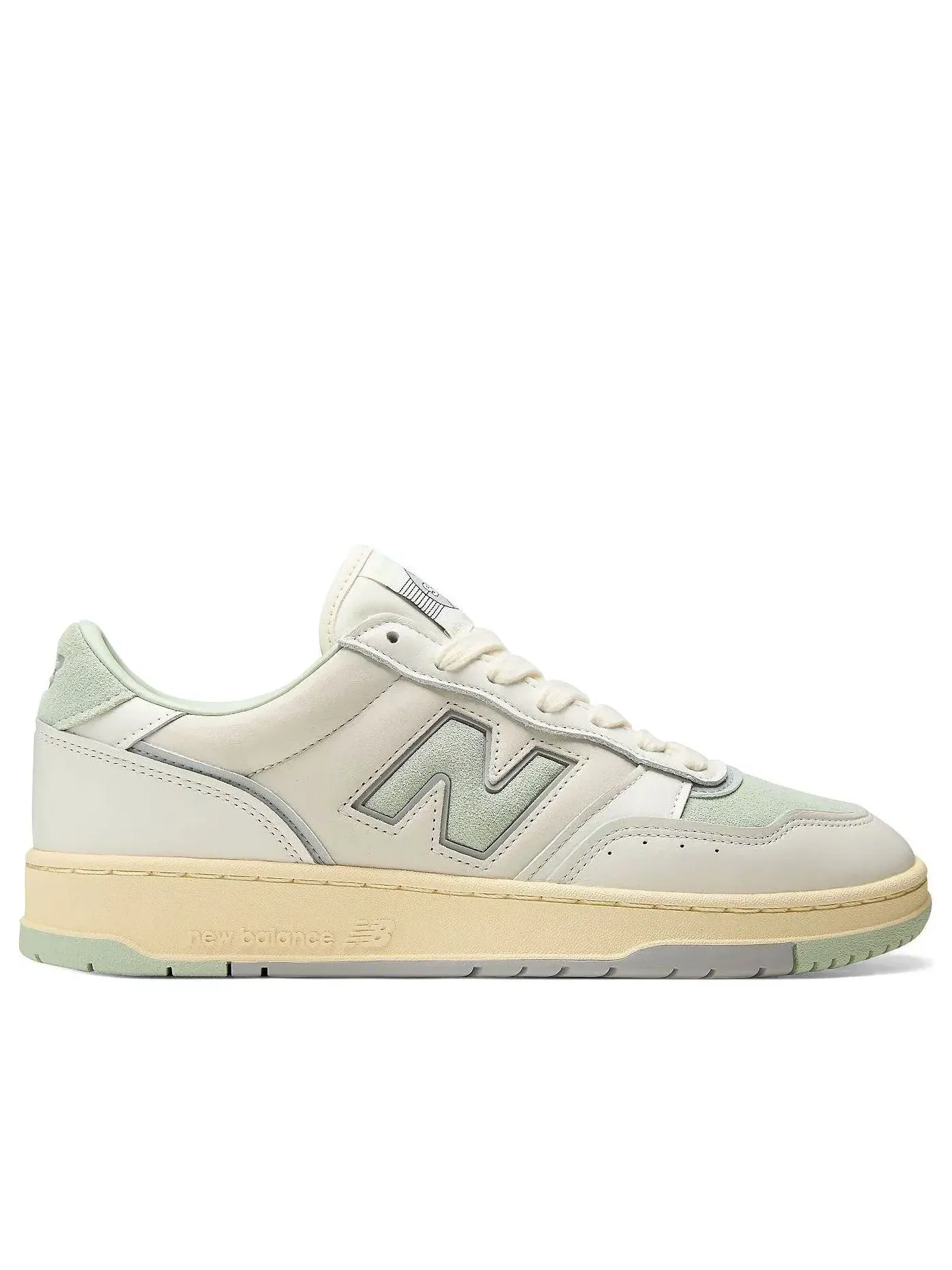 Мужские кроссовки с кожаным верхом New Balance BB950 Angora Silver Moss — изображение 2 из 6, серебряный