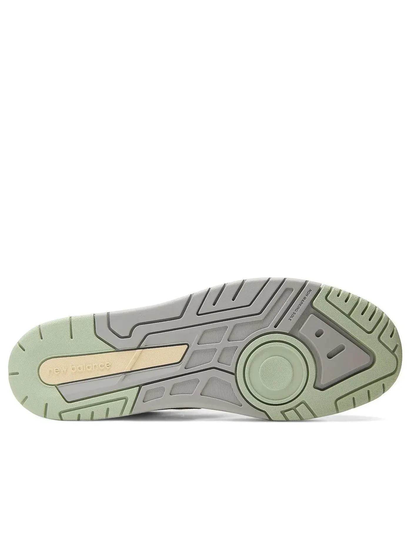 Мужские кроссовки с кожаным верхом New Balance BB950 Angora Silver Moss — изображение 5 из 6, серебряный
