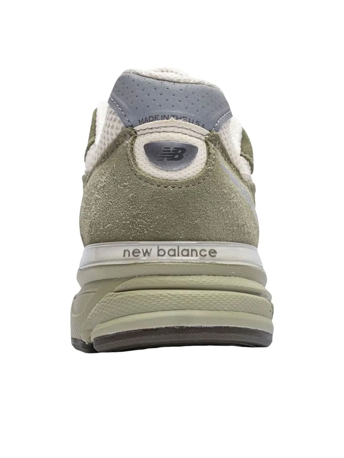 Кроссовки New Balance 990v4 'Olive' — изображение 3 из 5, оливковый/слоновая кость