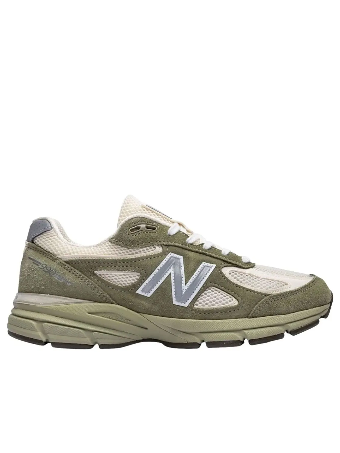 Кроссовки New Balance 990v4 'Olive' — изображение 5 из 5, оливковый/слоновая кость