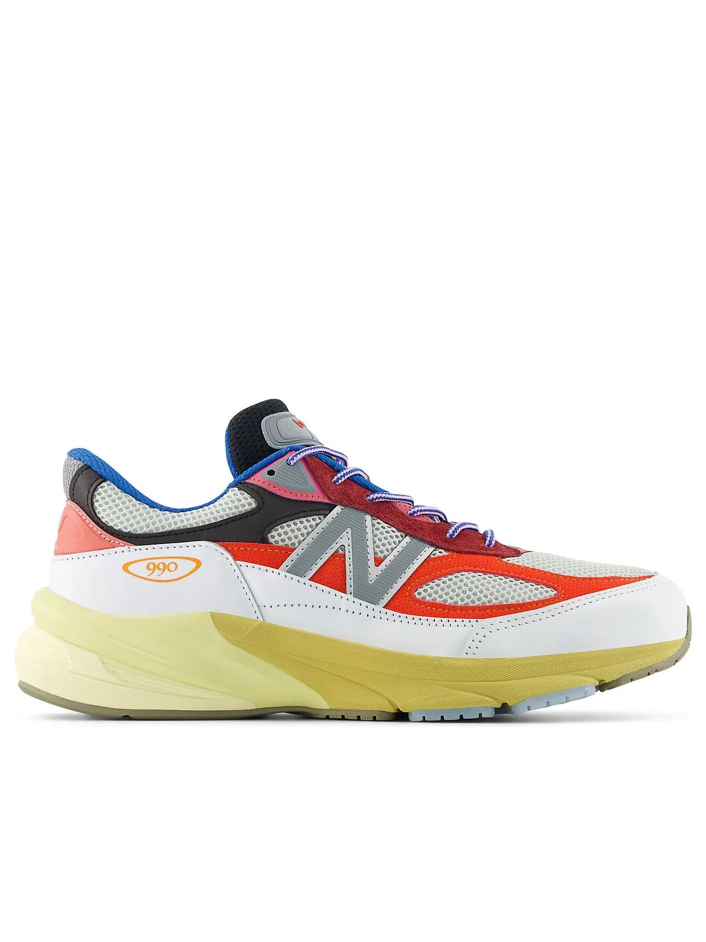 Кроссовки New Balance x Action Bronson 990V6 Made in USA 'Untitled' — изображение 2 из 6, розовый/синий