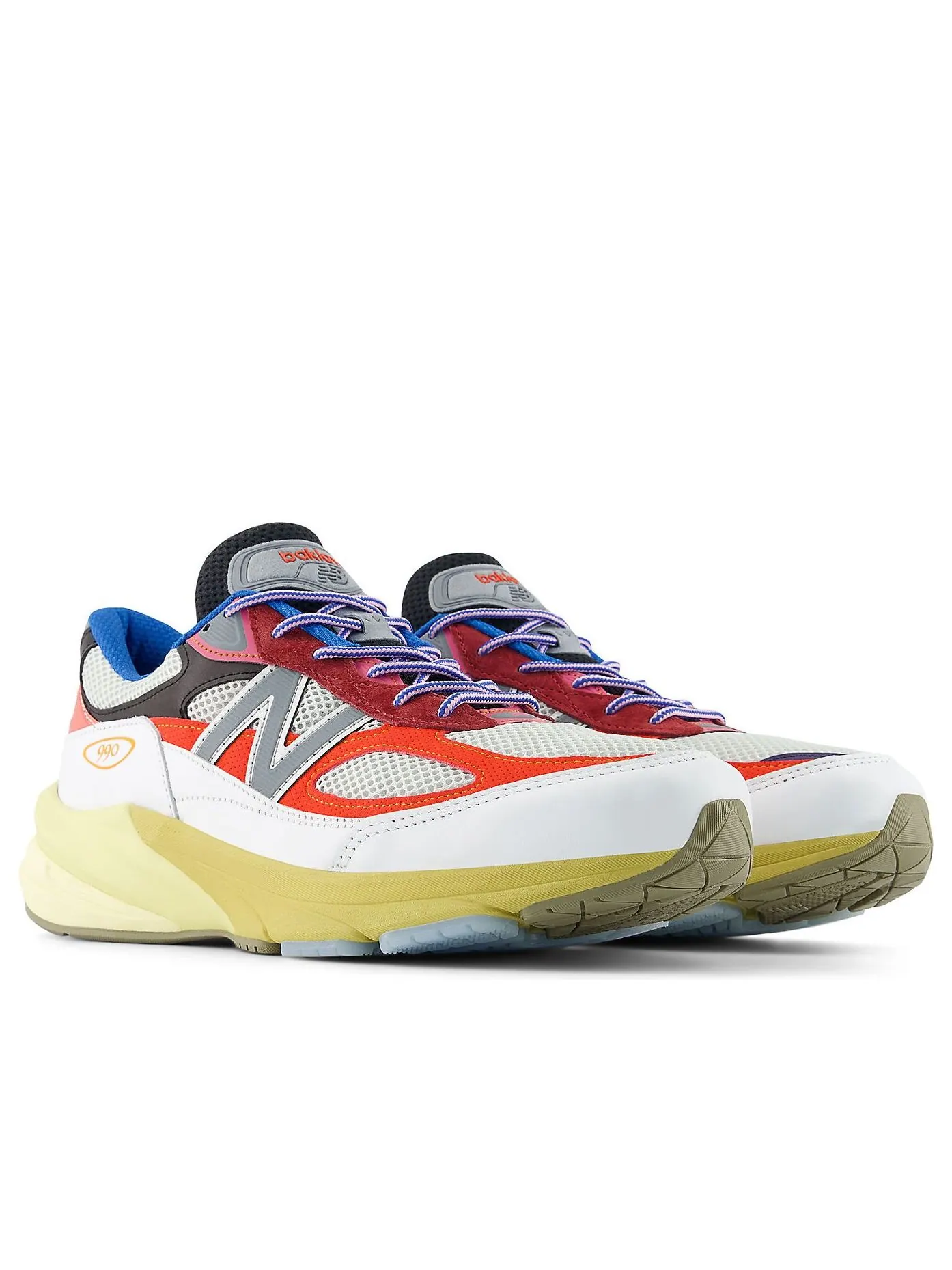 Кроссовки New Balance x Action Bronson 990V6 Made in USA 'Untitled' — изображение 4 из 6, розовый/синий