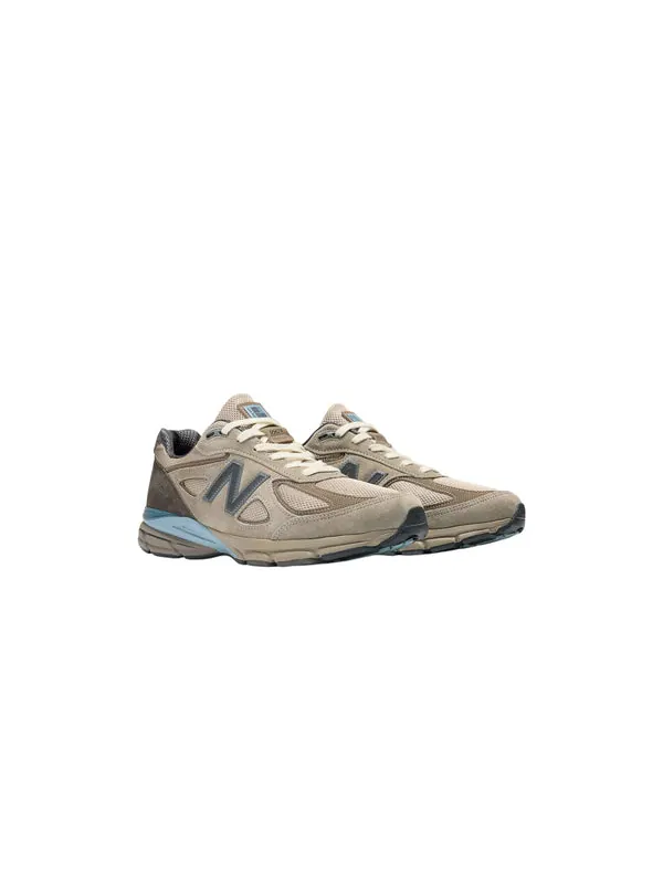 Кроссовки x auralee 990v4 made in usa 'brown' New Balance — изображение 3 из 4, серый/белый/синий