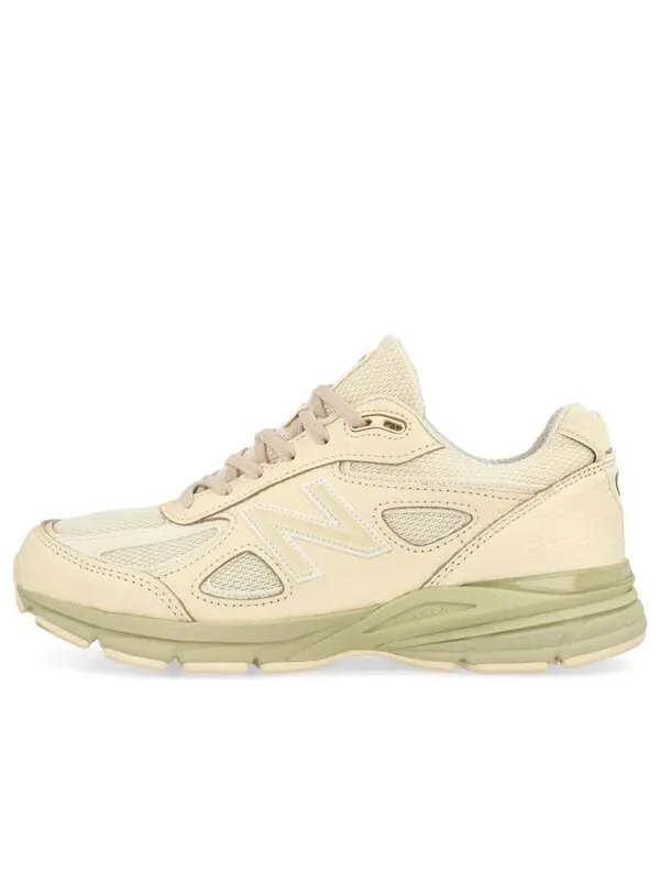 Кроссовки 990v4 made in usa 'macadamia nut' New Balance — изображение 1 из 4, бежевый/зеленый