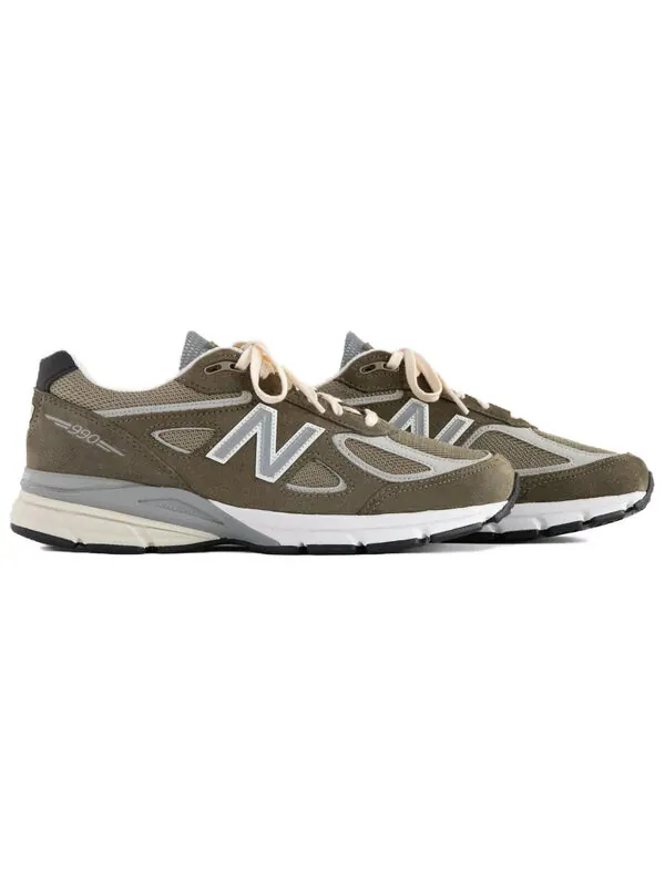 Кроссовки x aim leon dore 990v4 olive 'true camo' New Balance — изображение 2 из 4, мульти