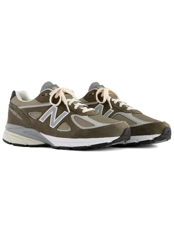 Кроссовки x aim leon dore 990v4 olive 'true camo' New Balance — изображение 3 из 4, мульти