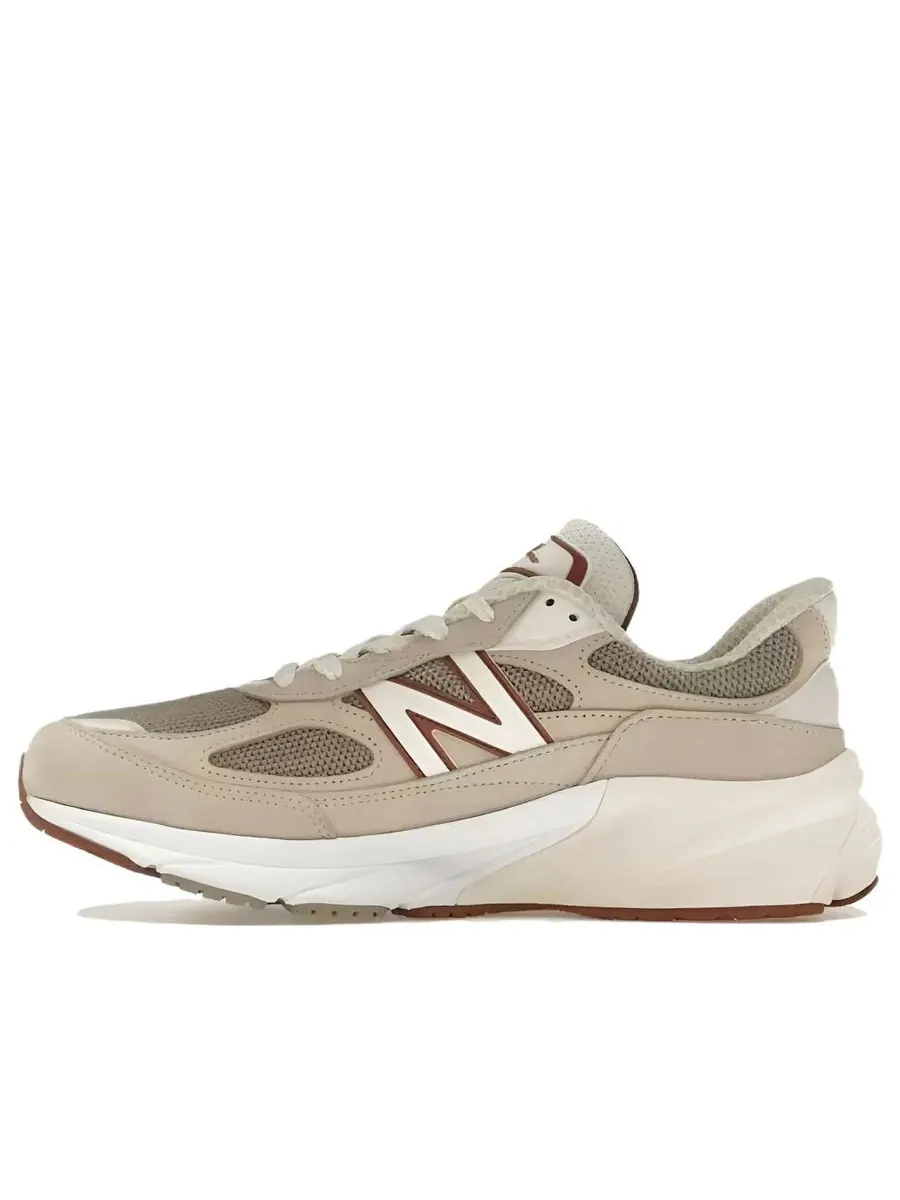 Кроссовки New Balance x Loro Piana 990 v6 'Raw Cashew' — изображение 1 из 3, белый
