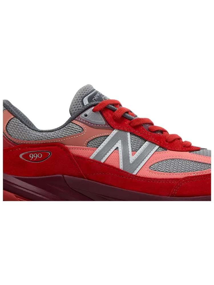Кроссовки New Balance 990v6 Made in USA 'Community Pack - Red' — изображение 2 из 8, красный
