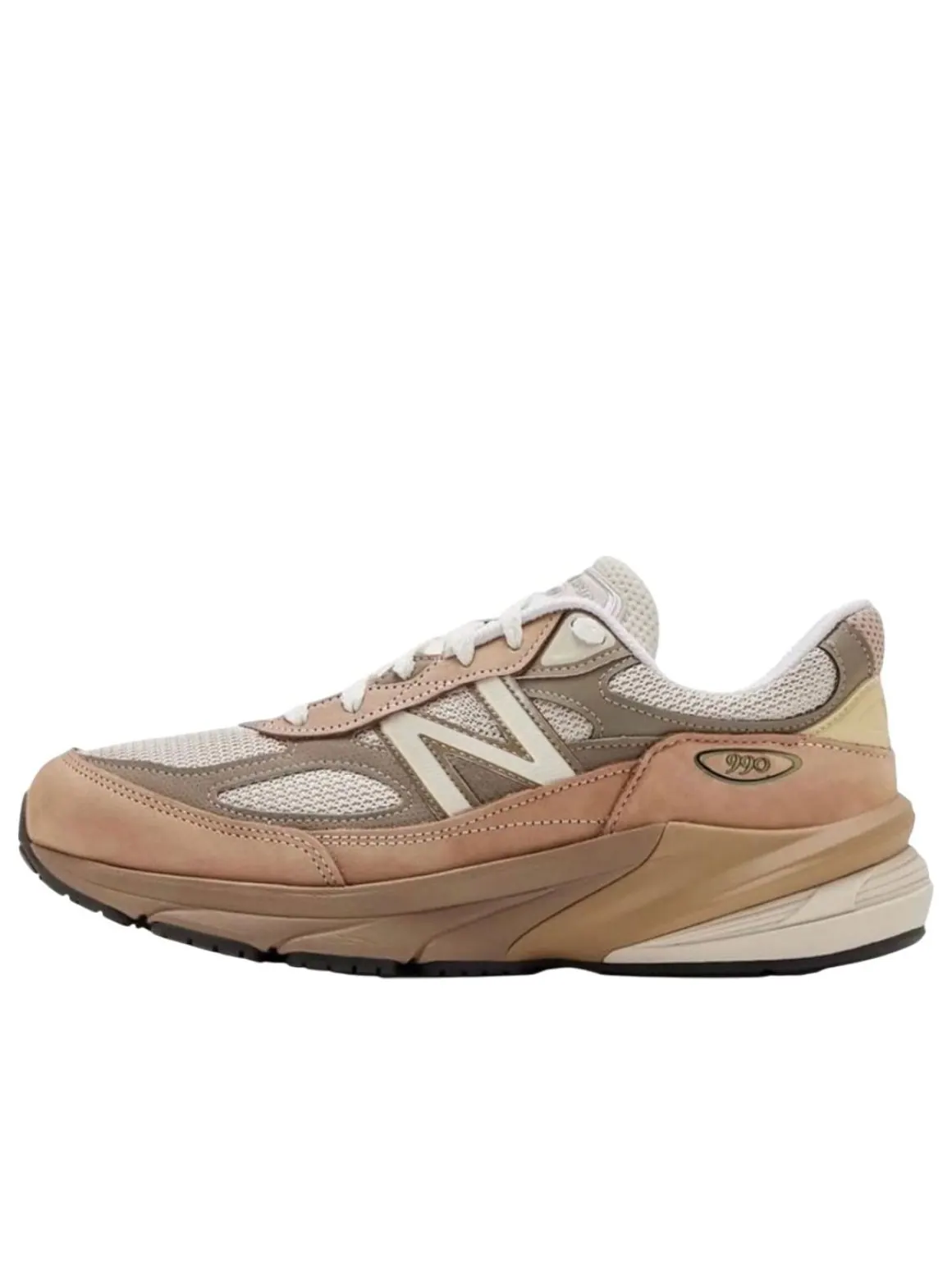 Кроссовки New Balance 990v6 'Driftwood Timberwolf' — изображение 1 из 4, коричневый