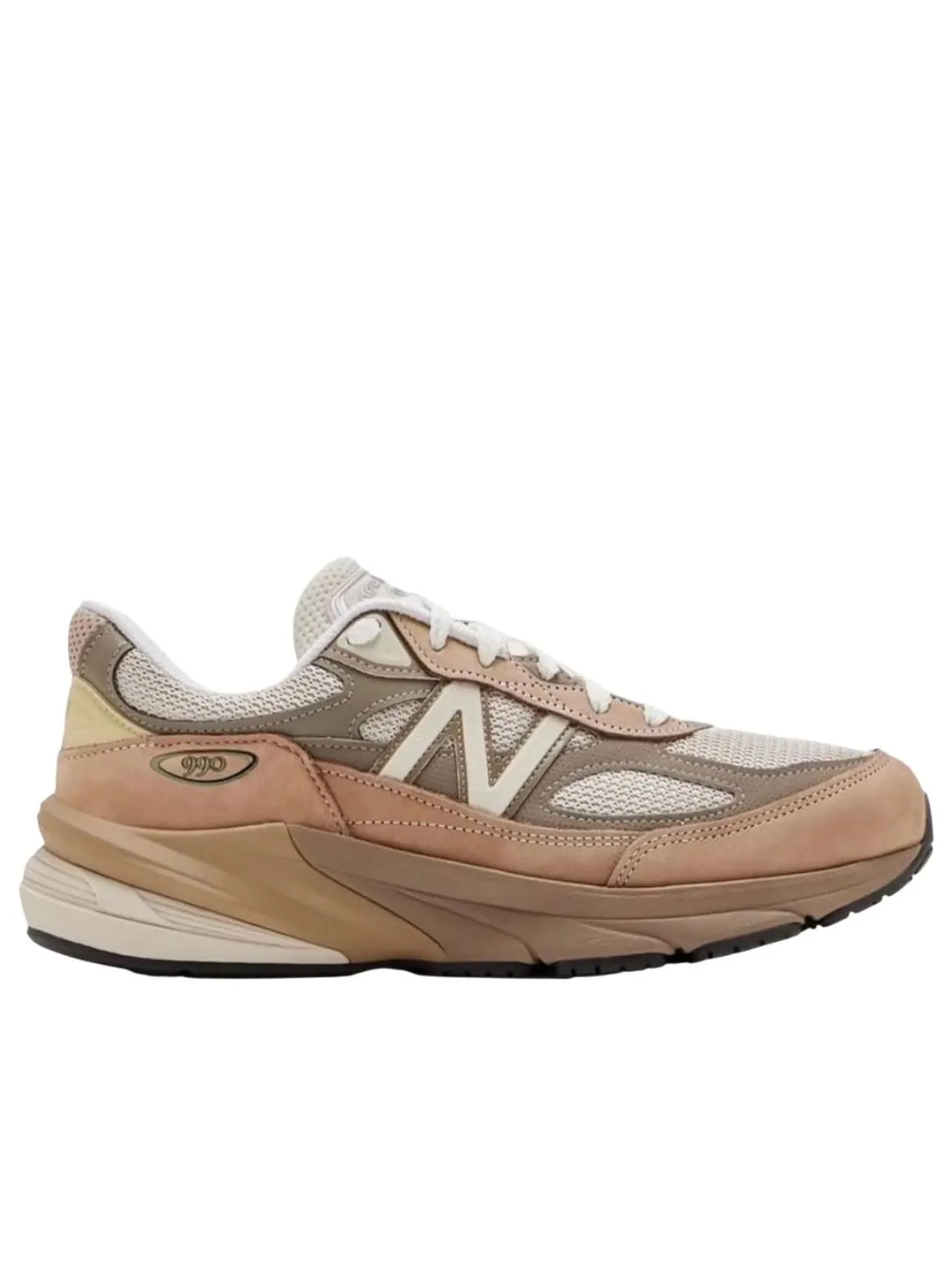 Кроссовки New Balance 990v6 'Driftwood Timberwolf' — изображение 2 из 4, коричневый