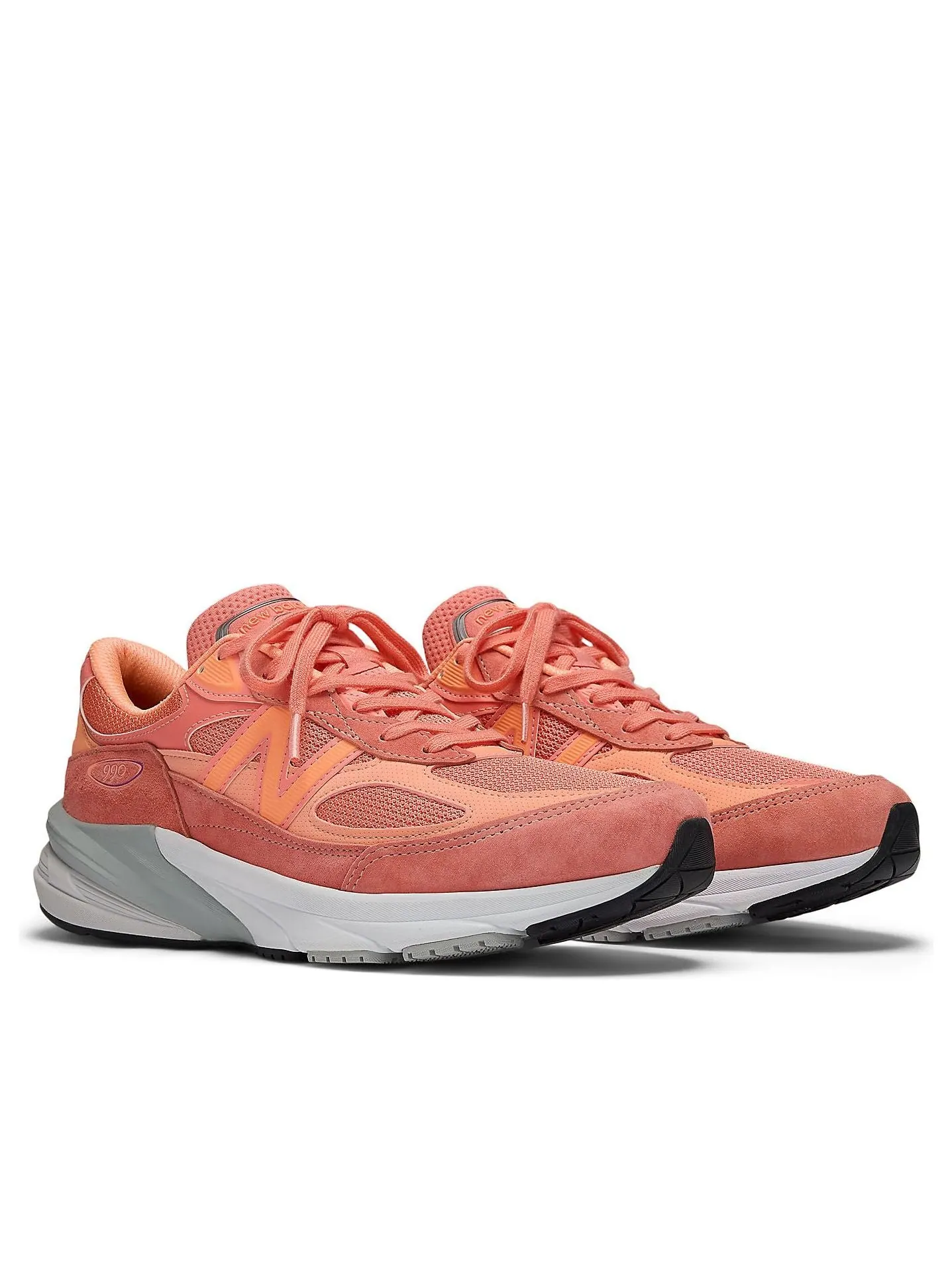 Кроссовки New Balance 990v6 MiUSA 'Sunrise Rose' — изображение 3 из 6, розовый/белый