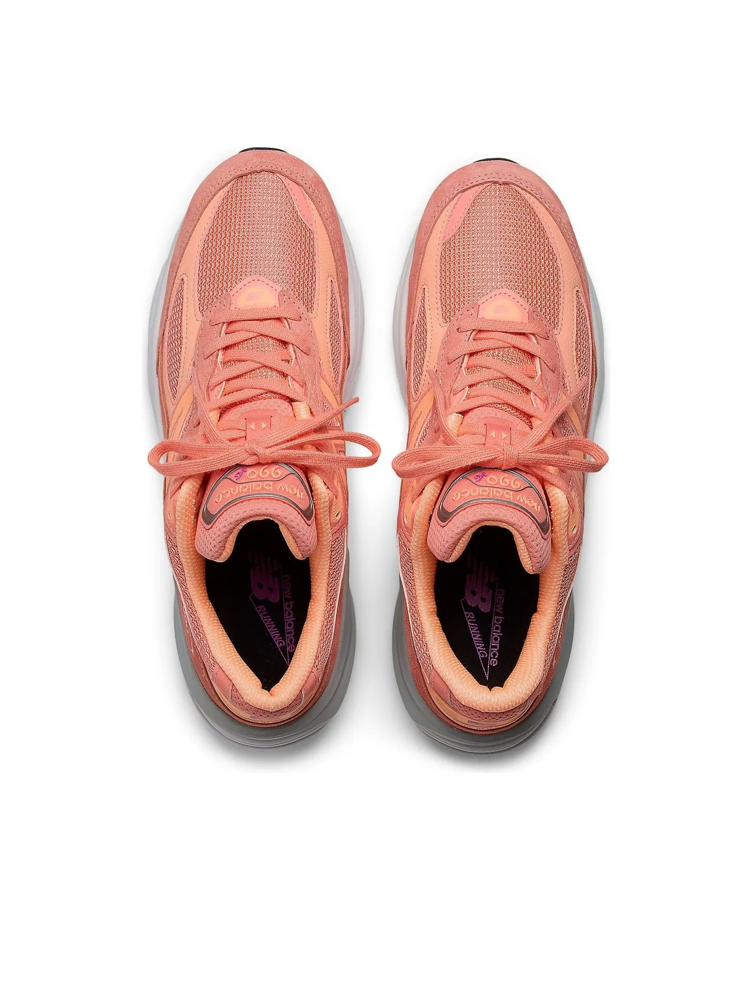 Кроссовки New Balance 990v6 MiUSA 'Sunrise Rose' — изображение 6 из 6, розовый/белый