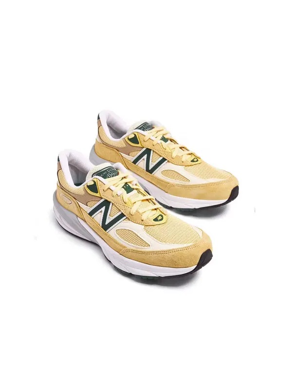 Кроссовки 990v6 сделано в США New Balance — изображение 2 из 4, бледный желтый/зеленый