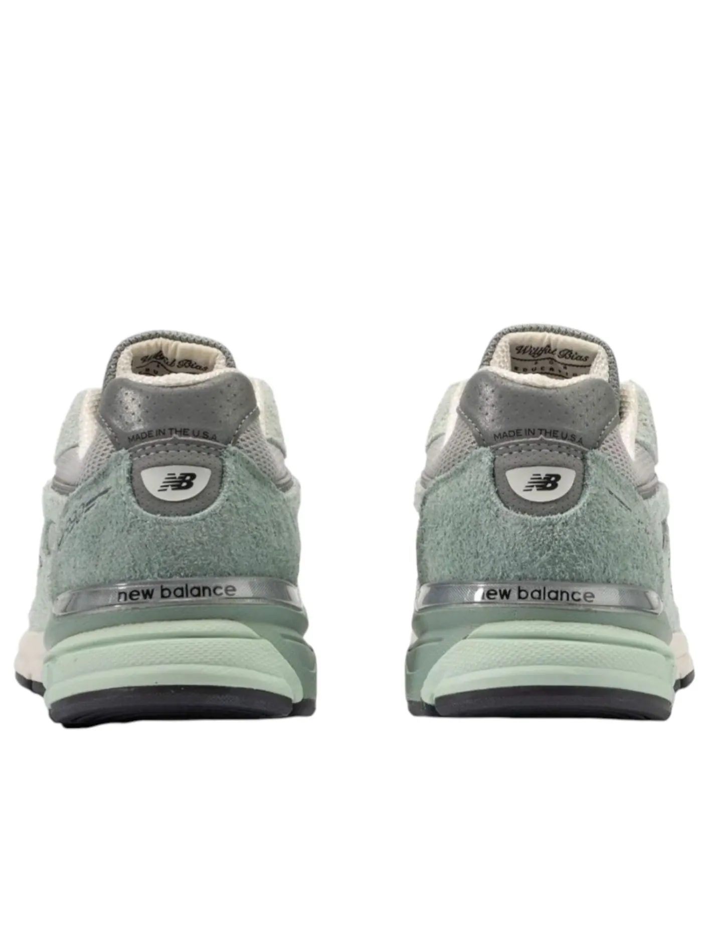 New Balance x The Whitaker Group 990v4 'Willful Bias For Education' — изображение 4 из 6, зеленый/кремовый/черный