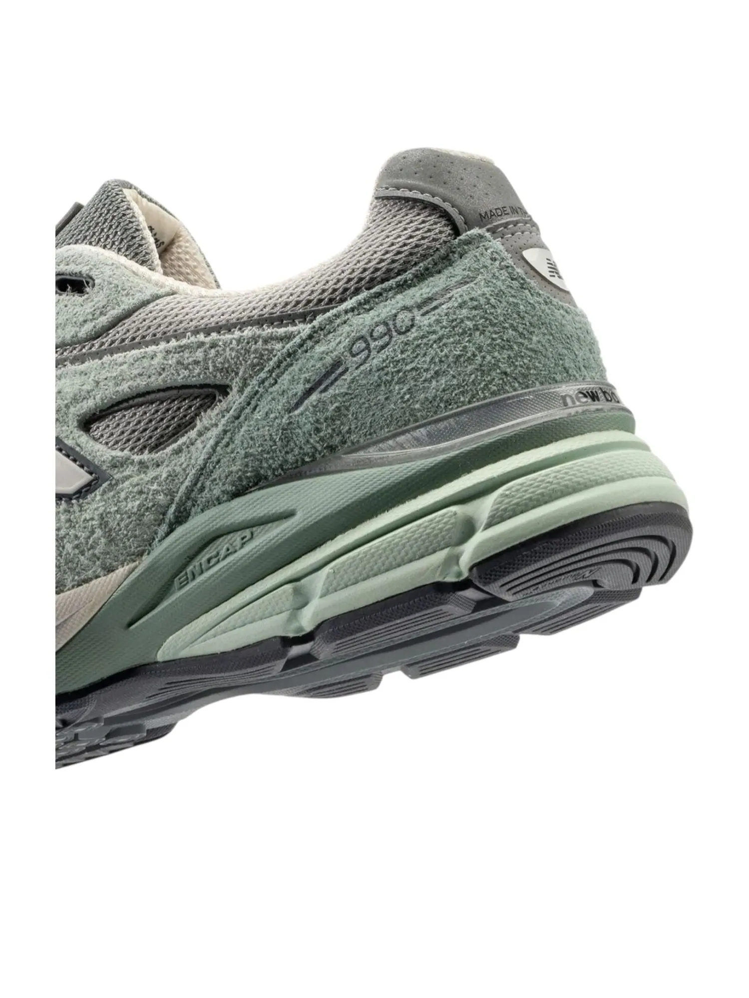 New Balance x The Whitaker Group 990v4 'Willful Bias For Education' — изображение 5 из 6, зеленый/кремовый/черный