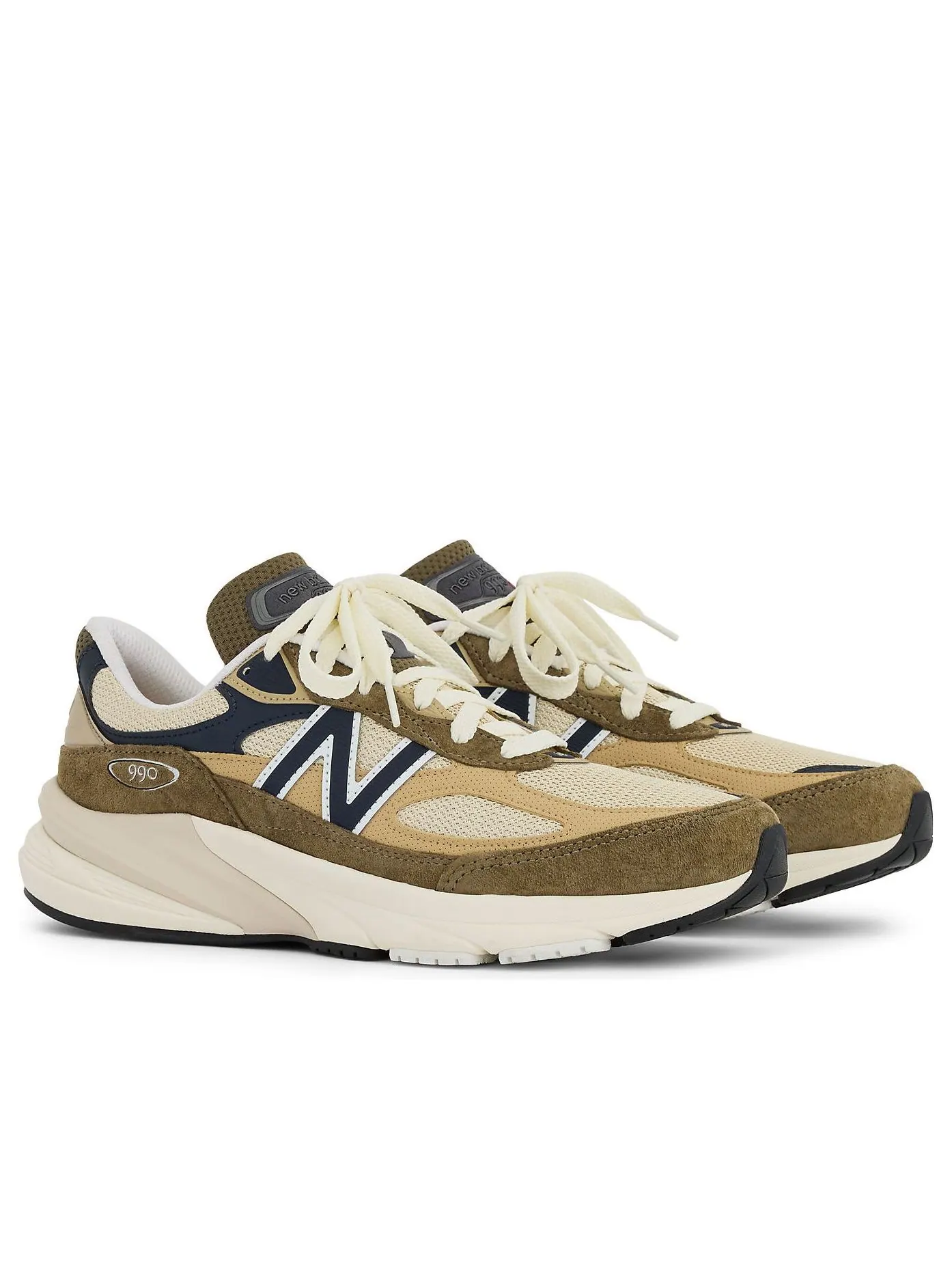 Кроссовки New Balance Made in USA 990v6 'Dark Camo' — изображение 3 из 5, коричневый