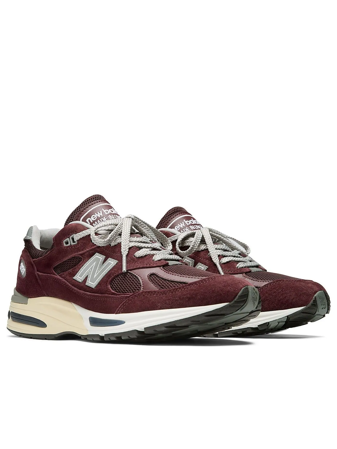 Кроссовки New Balance 991v2 Made in UK 'Catawba Grape' — изображение 3 из 6, коричневый