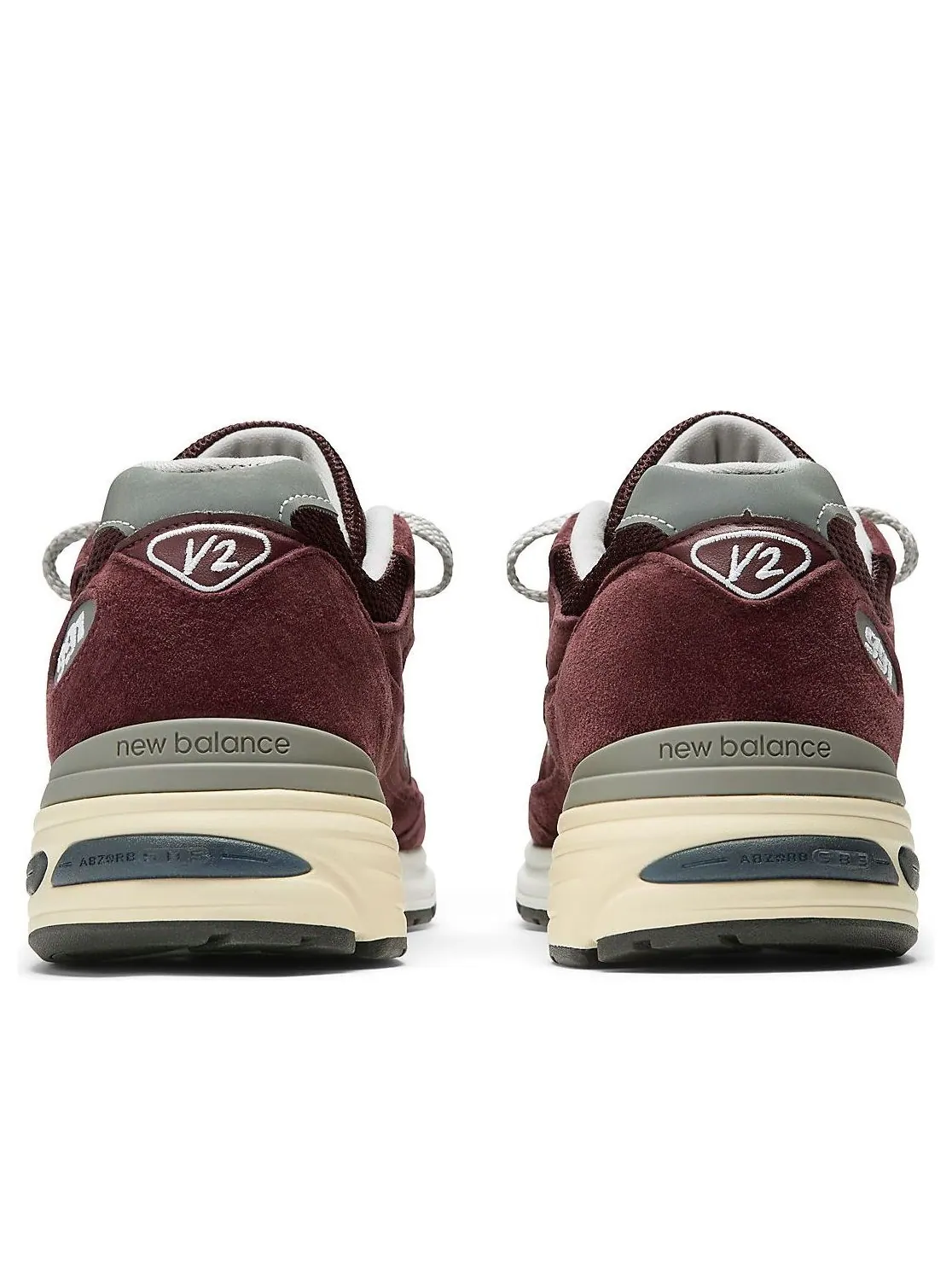 Кроссовки New Balance 991v2 Made in UK 'Catawba Grape' — изображение 5 из 6, коричневый