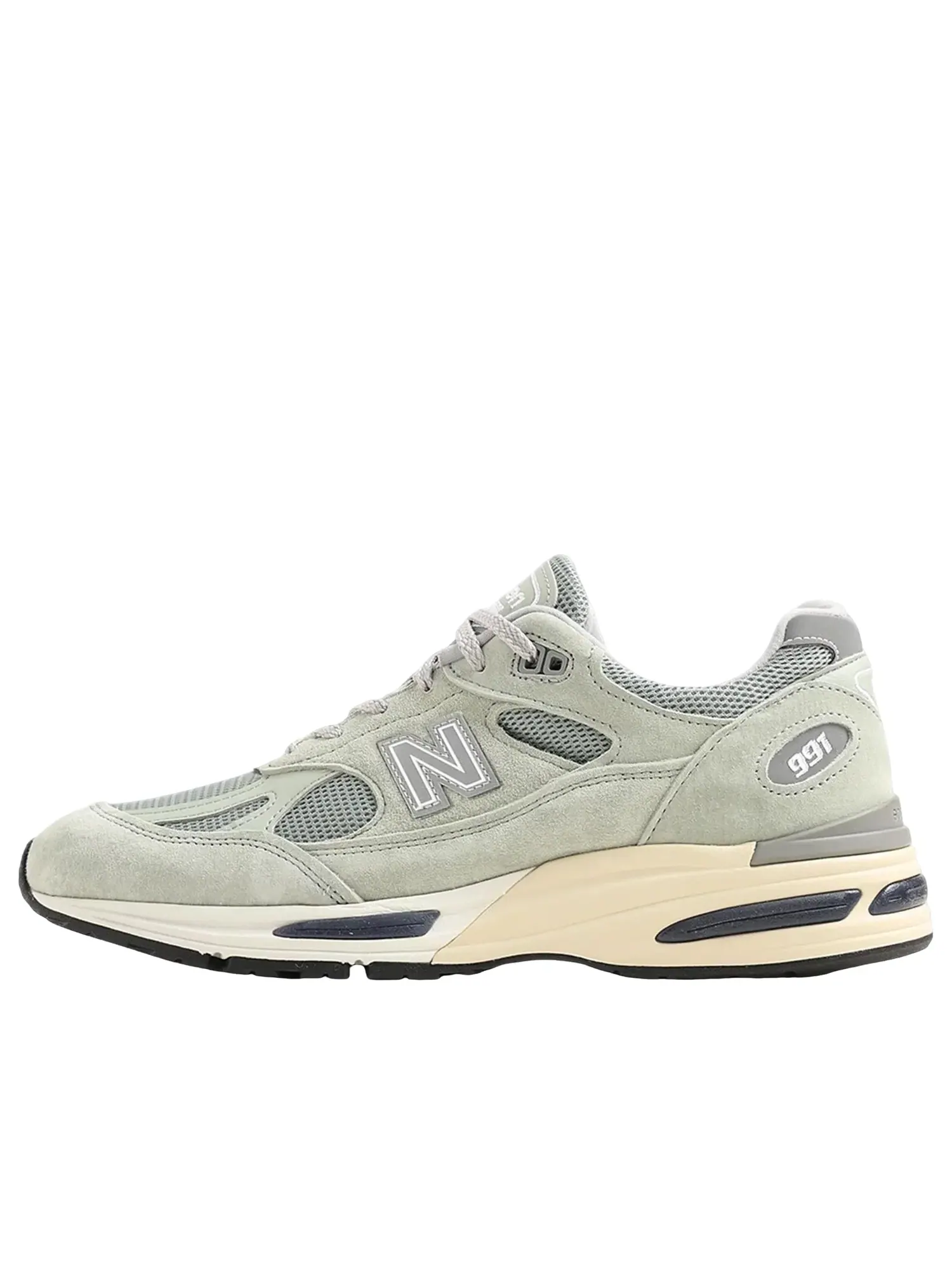 Мужские кроссовки с замшевым верхом New Balance 991v2 Made in UK 'Sea Glass' — изображение 1 из 6, зеленый