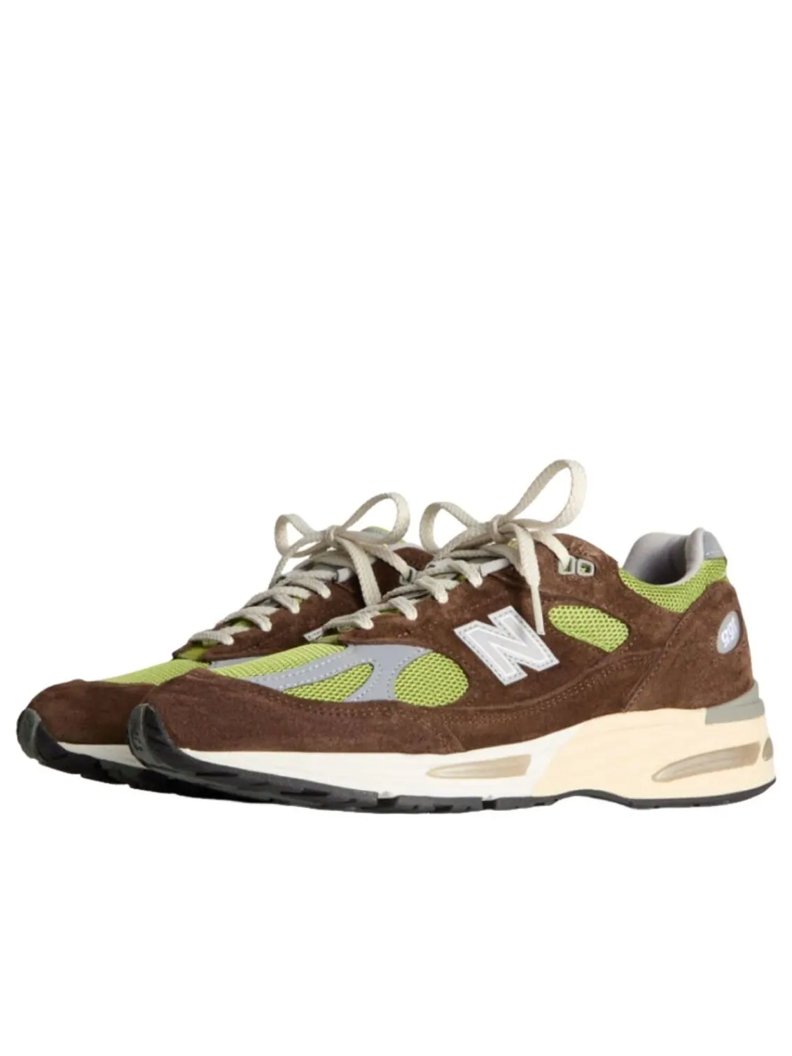 New Balance x Даниэль Катари x Kith 991v2 MiUK 'Reverse Matcha' — изображение 2 из 5, коричневый