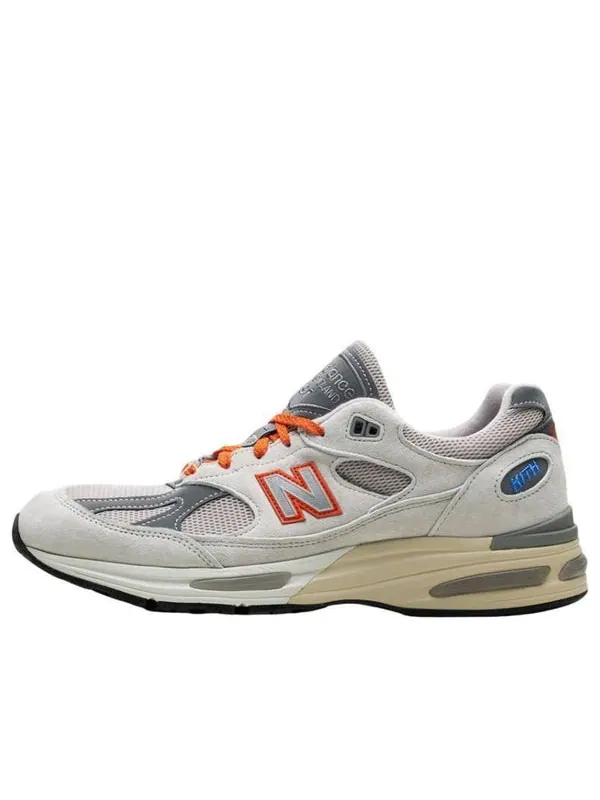 Кроссовки x kith 991v2 made in uk New Balance — изображение 1 из 4, бежевый