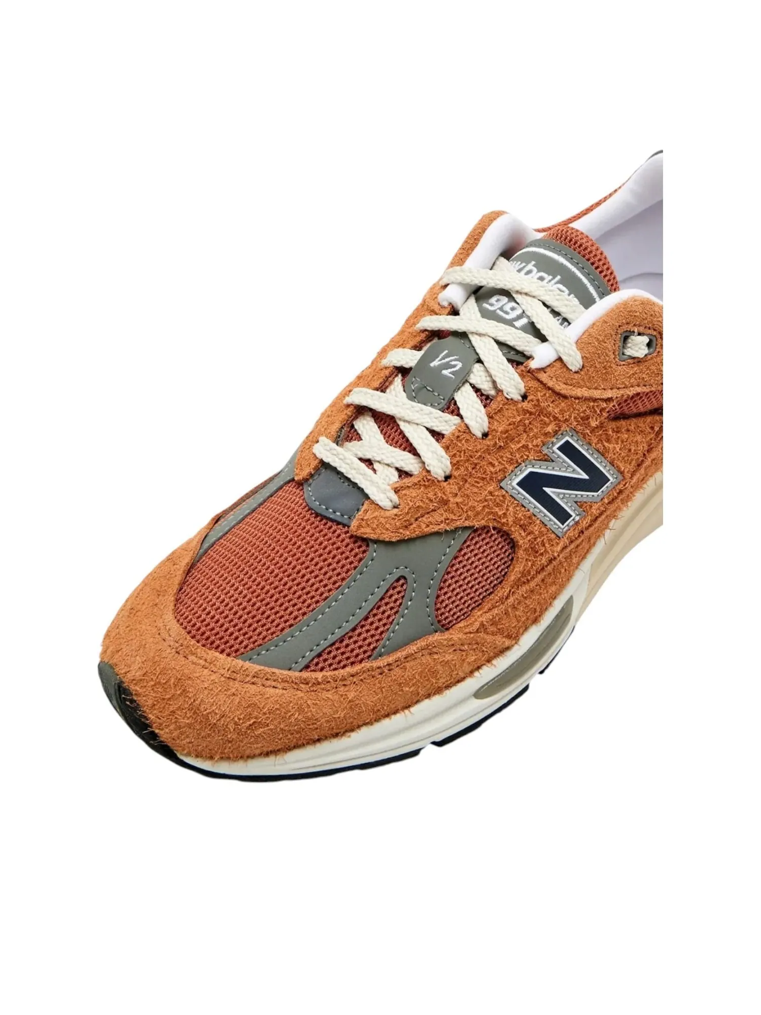 Кроссовки New Balance 991v2 Made in UK 'Gold Earth' — изображение 2 из 3, оранжевый