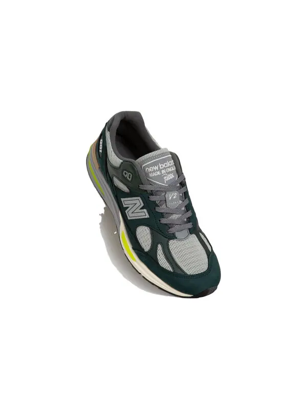 Кроссовки x patta сделано в англии 991v2 New Balance — изображение 4 из 4, желтый
