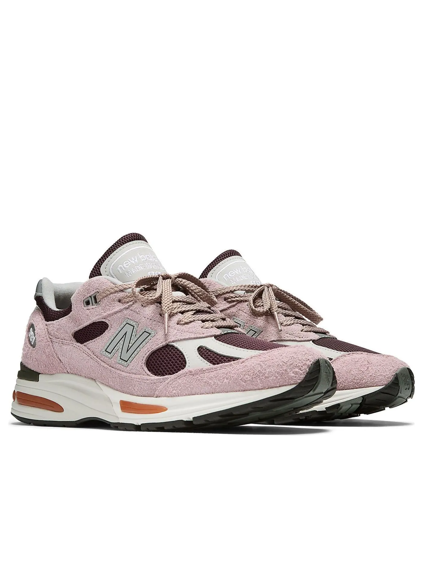 Кроссовки New Balance 991v2 Made in UK 'Brandied Apricot' — изображение 3 из 6, розовый