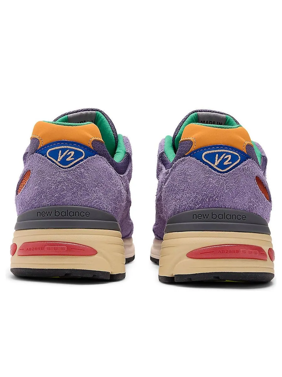 Кроссовки New Balance x Salehe Bembury 991v2 Made in UK 'Purple' — изображение 5 из 6, фиолетовый
