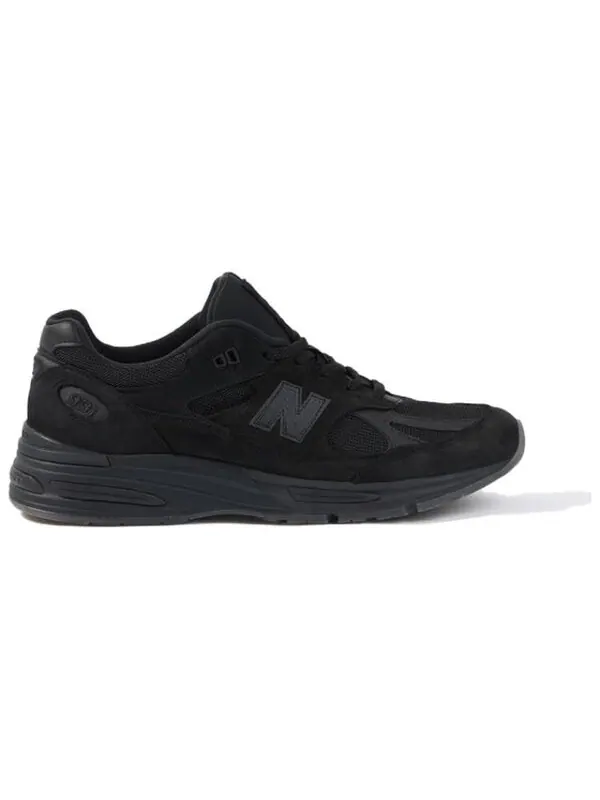 Кроссовки x stone island 991v2 'black' New Balance — изображение 2 из 4, черный