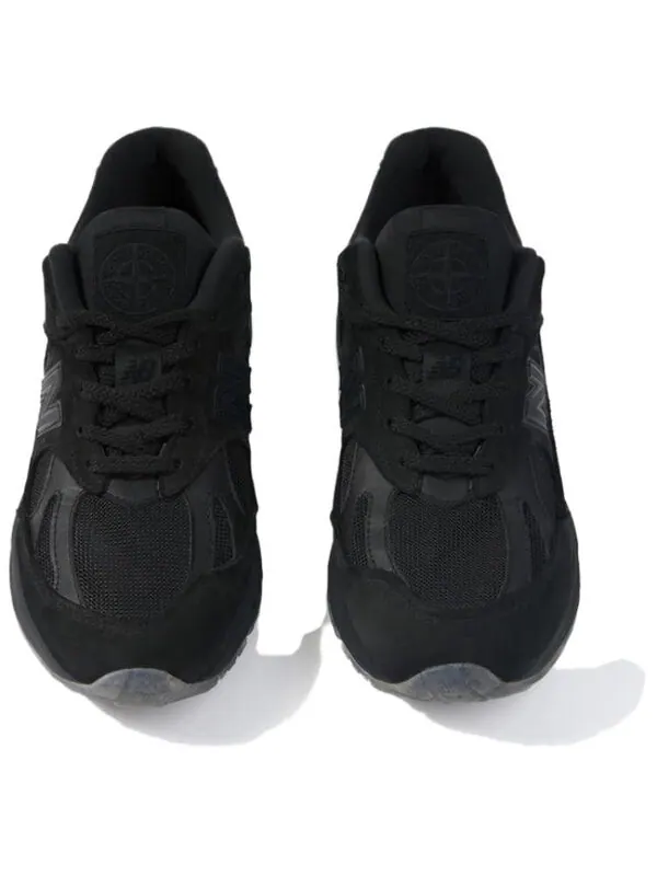 Кроссовки x stone island 991v2 'black' New Balance — изображение 4 из 4, черный