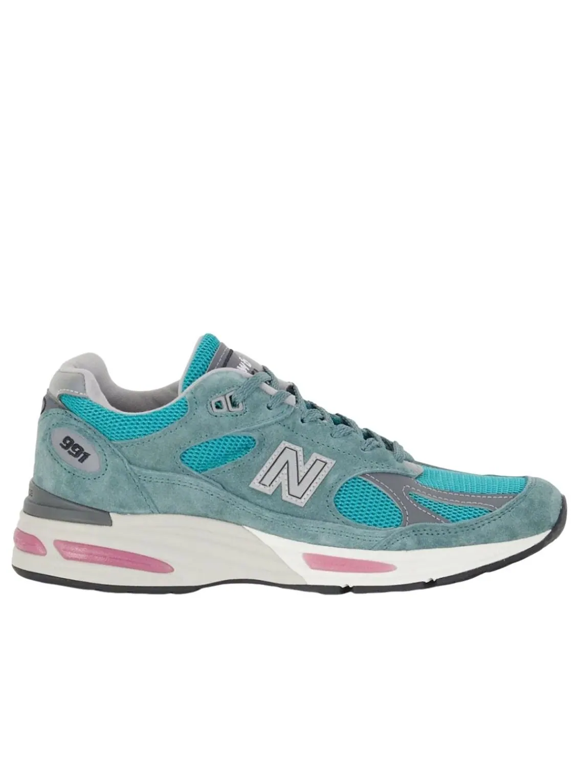 Кроссовки New Balance 991v2 'Porcelain' — изображение 2 из 5, зеленый