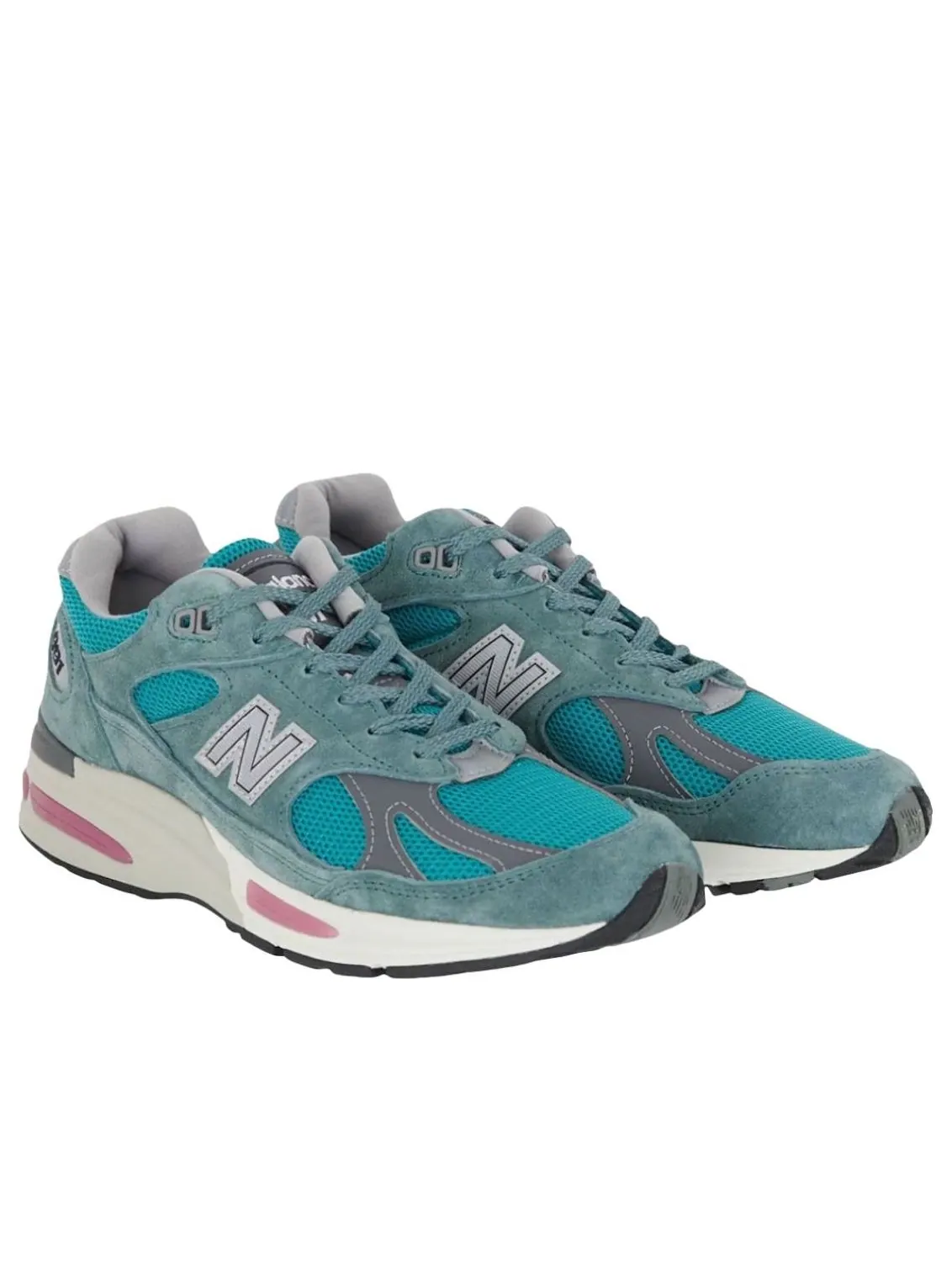 Кроссовки New Balance 991v2 'Porcelain' — изображение 3 из 5, зеленый